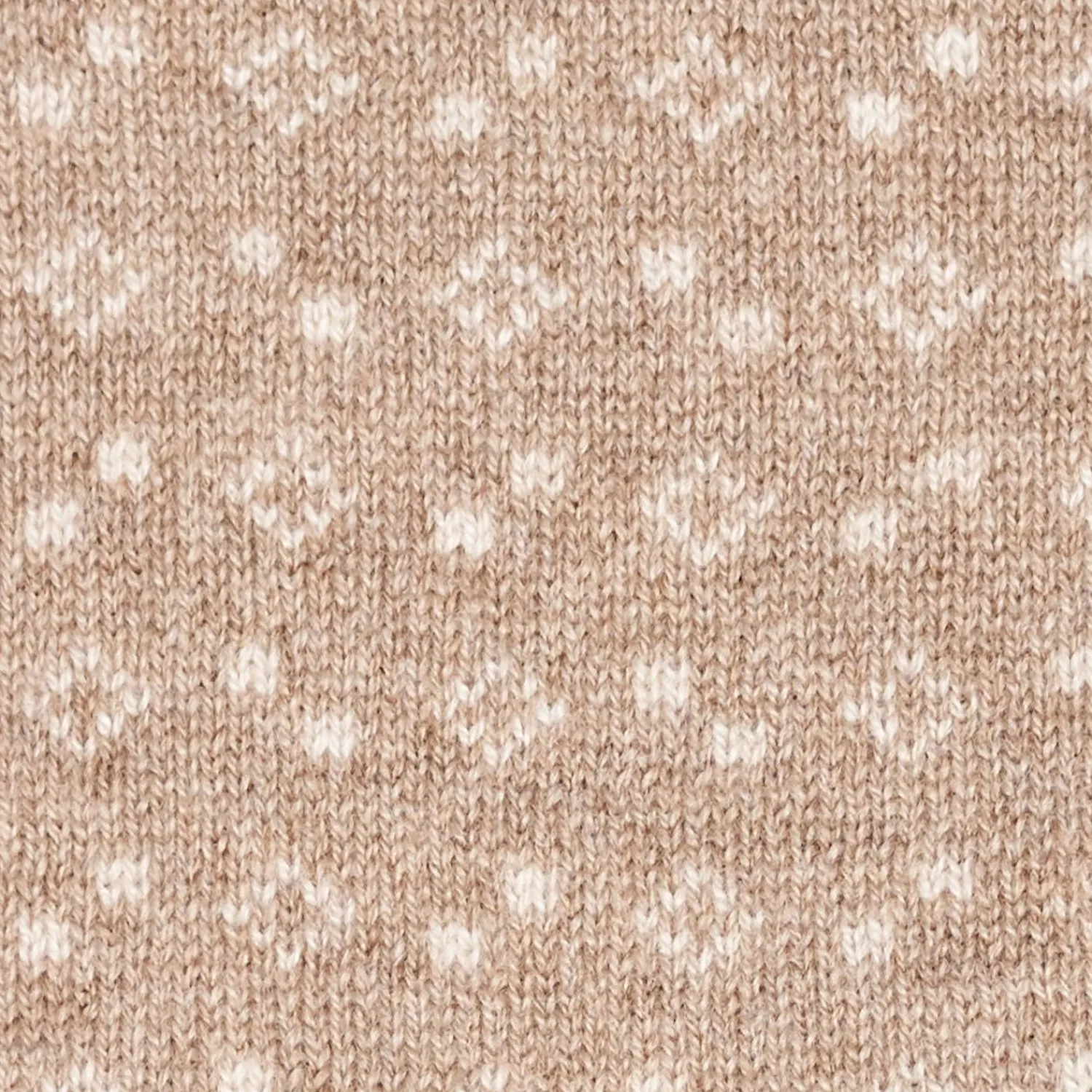 Beige And Light Brown Two-Tone Cashmere Neck Warmer Geometric Pattern>E.Marinella Store