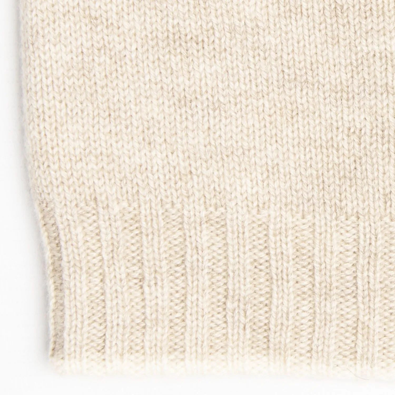 Beige And White Bicolor Cashmere Beanie>E.Marinella Best