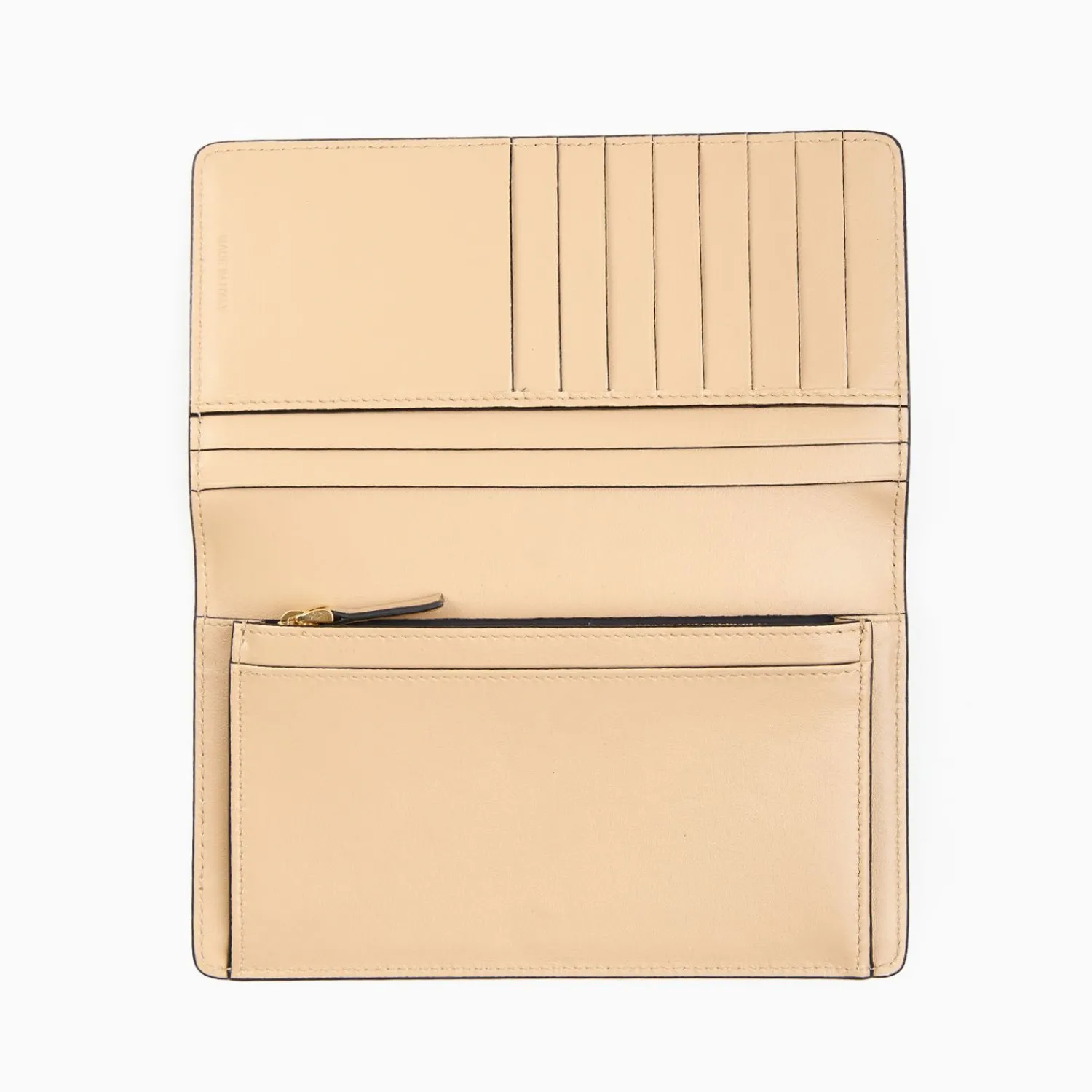 Beige Big Wallet In Soft Leather>E.Marinella Cheap