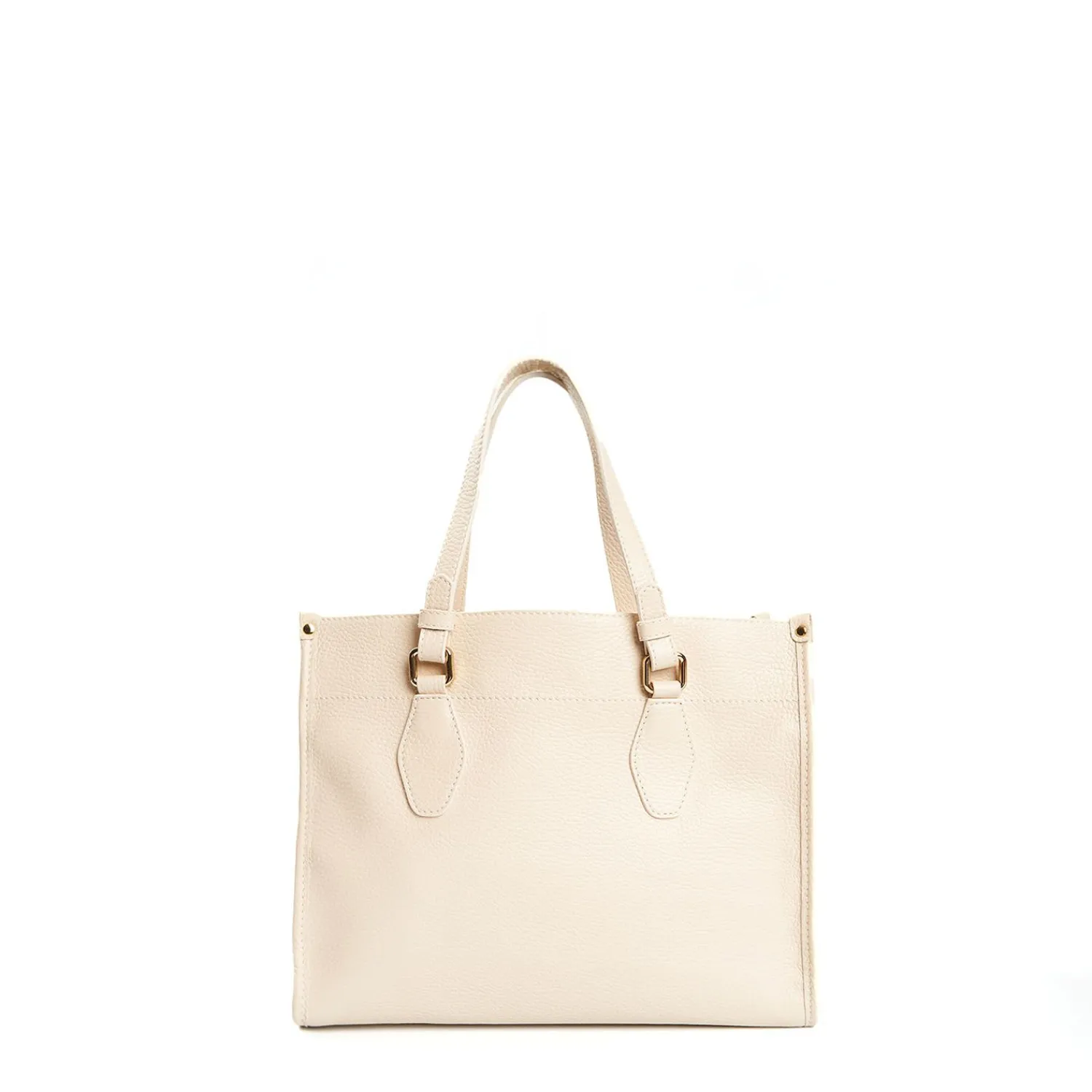 Beige Shopping Bag In Hammered Leather>E.Marinella Fashion