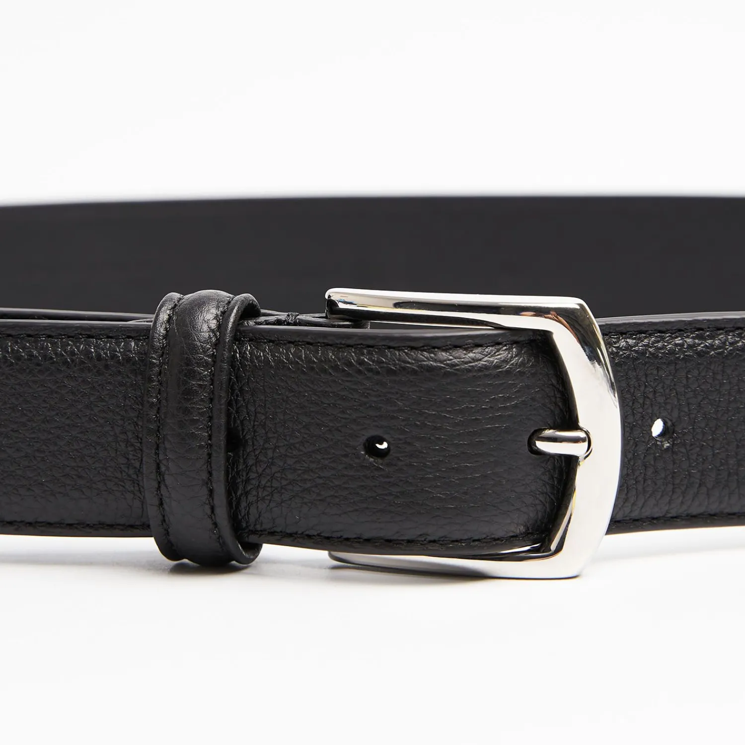 Black Belt In Fine-Grained Leather>E.Marinella Discount