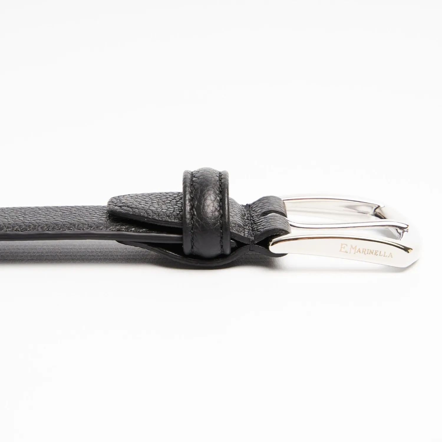 Black Belt In Fine-Grained Leather>E.Marinella Discount