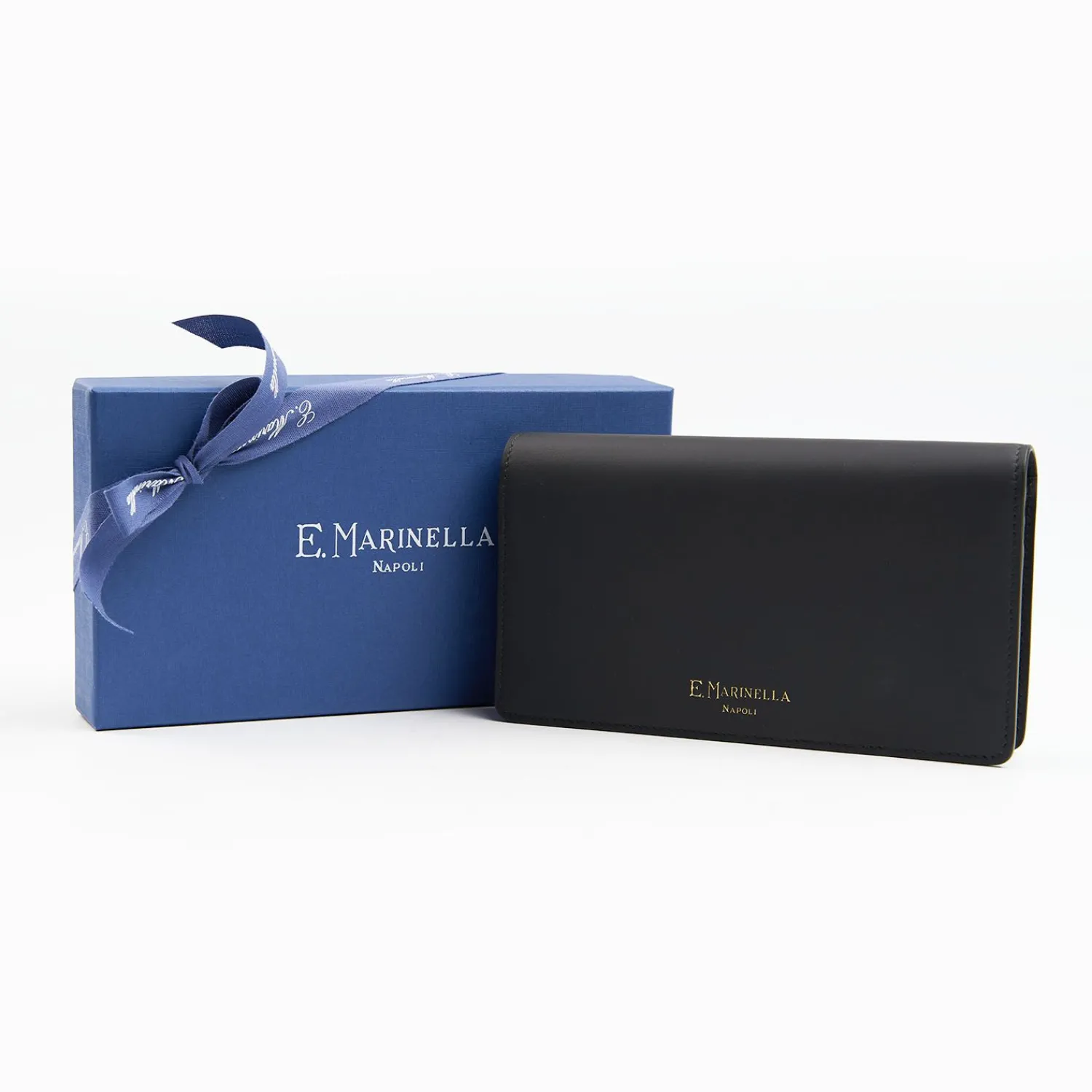 Black Big Wallet In Soft Leather>E.Marinella Cheap