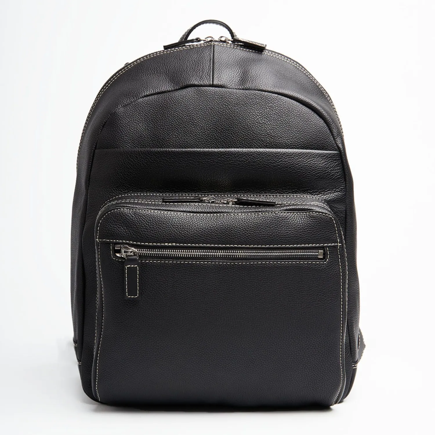 Black Leather Back Pack>E.Marinella Discount