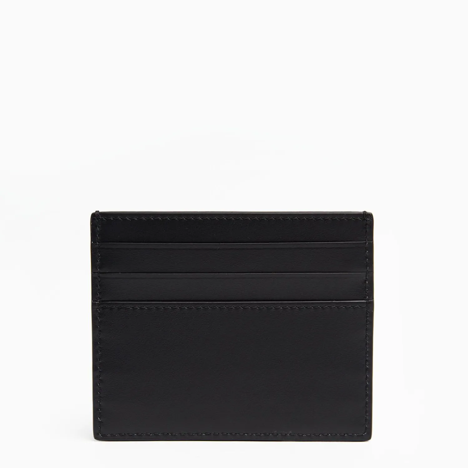 Black Leather Credit Card Holder - 7 Compartments>E.Marinella Best Sale