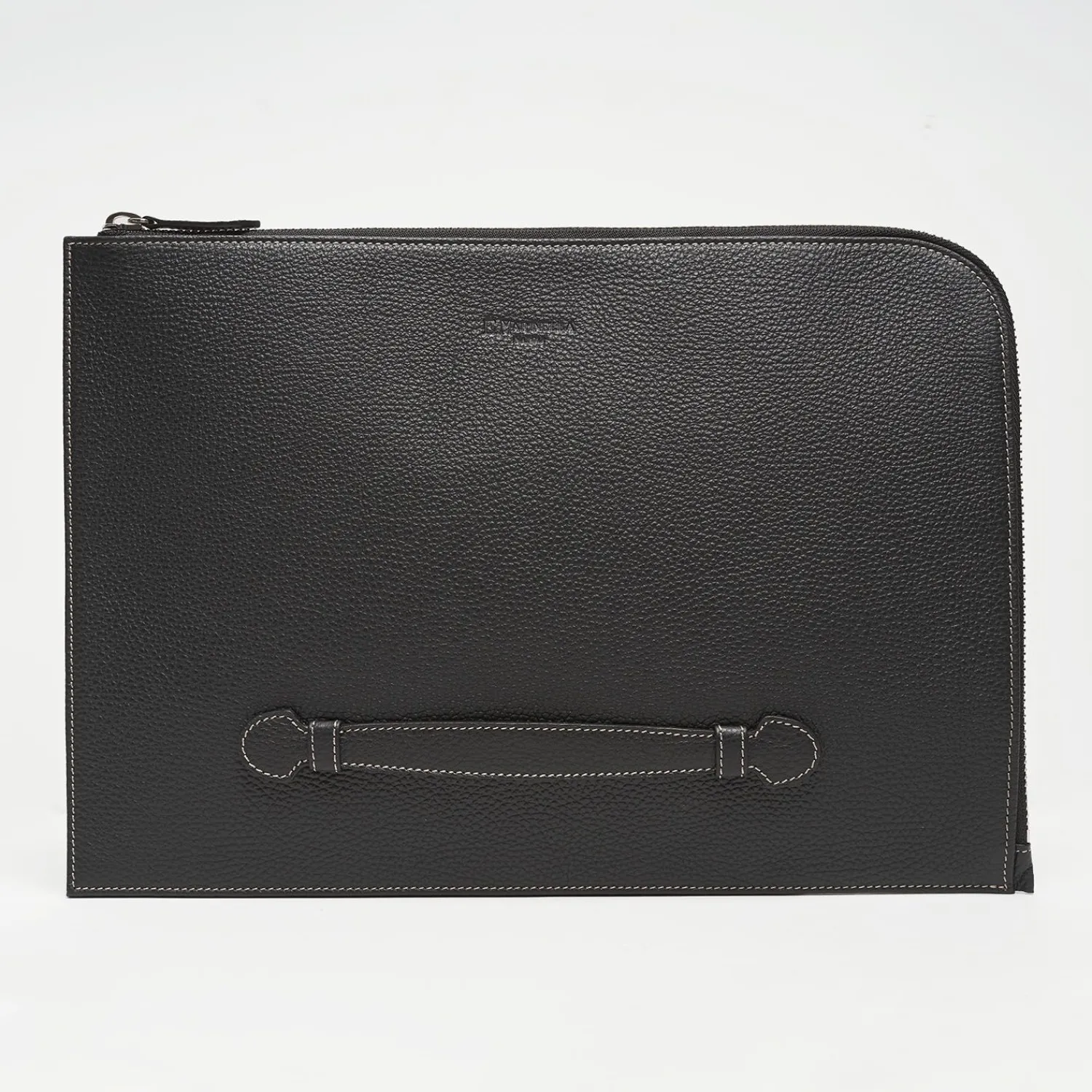 Black Leather Portfolio With Strap>E.Marinella Cheap