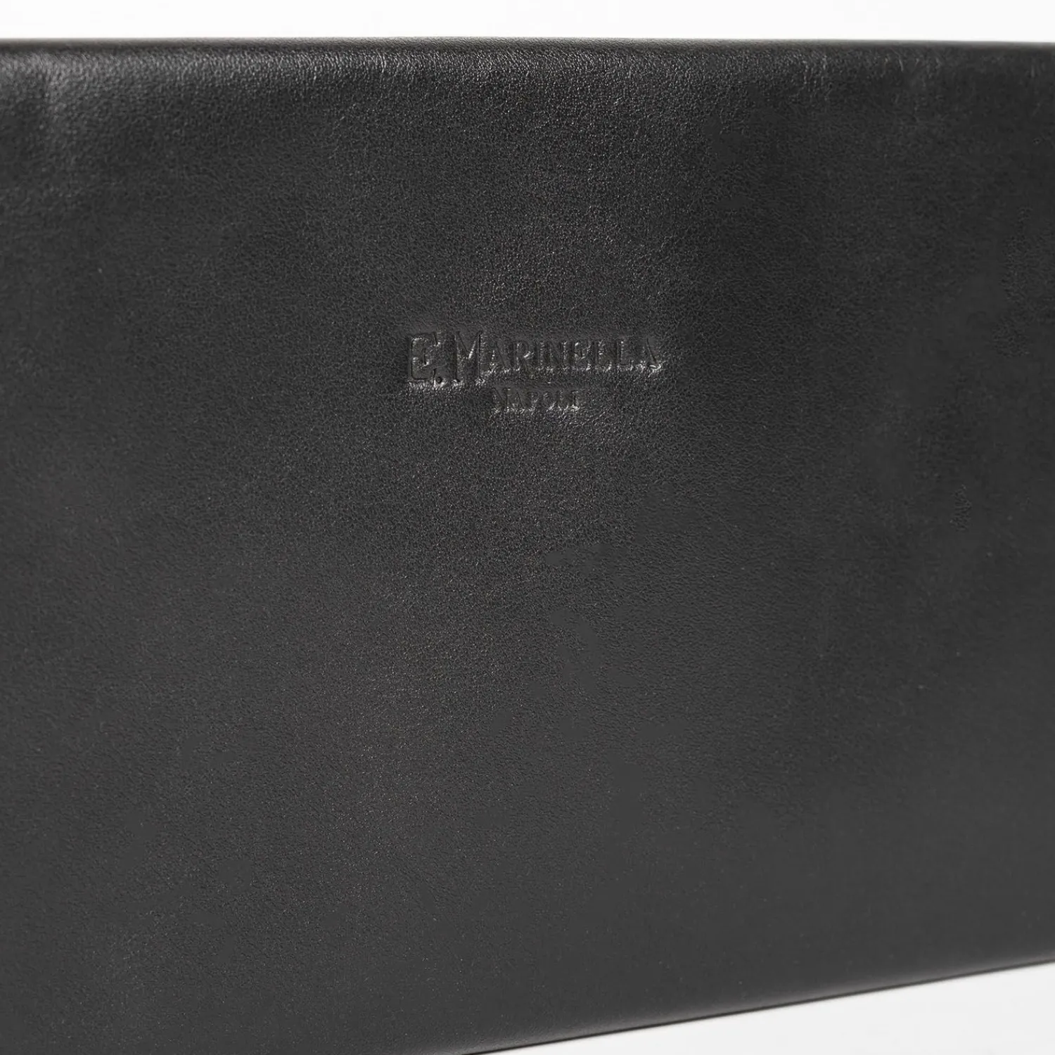 Black Travel Tie Holder In Leather>E.Marinella Fashion