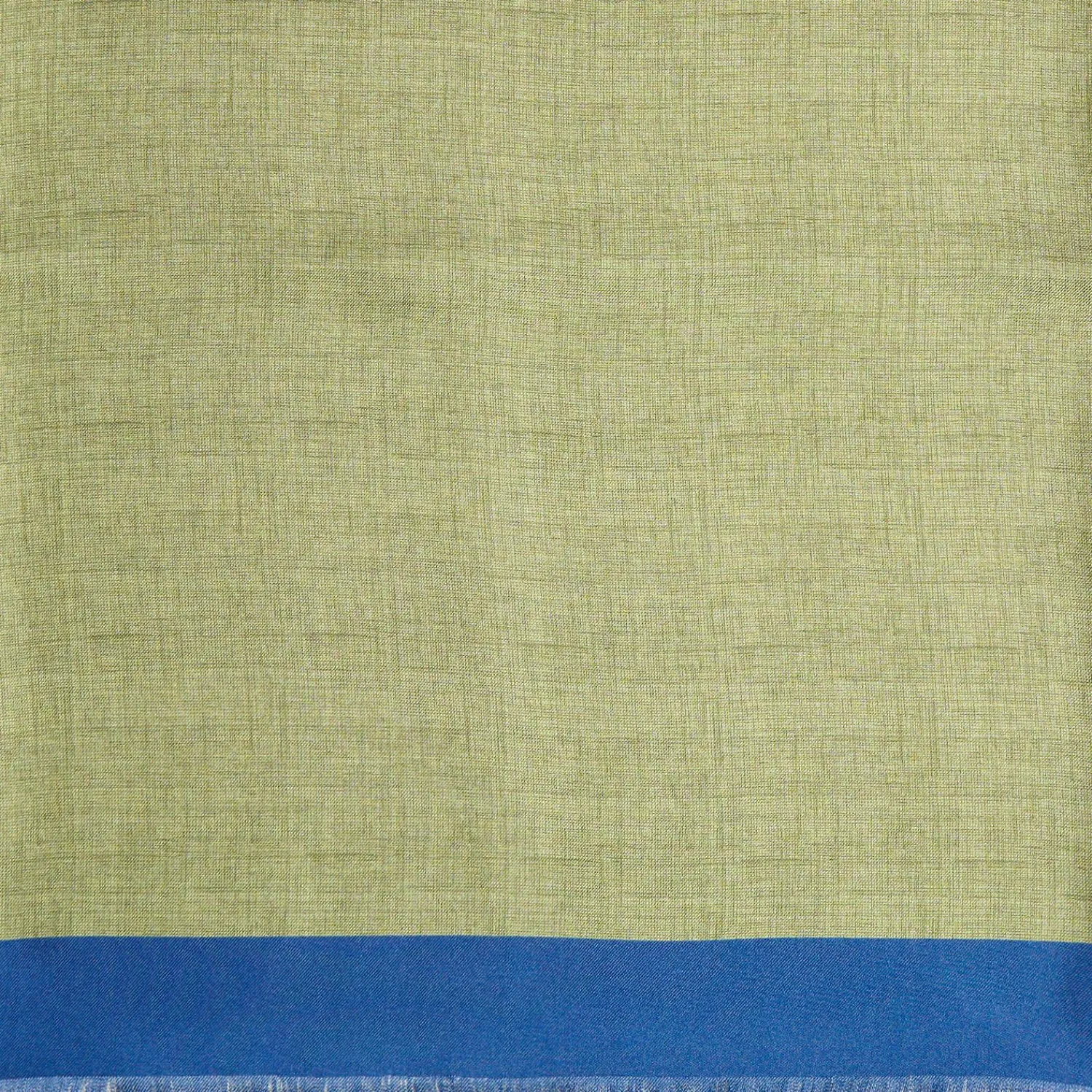 Blue And Green Double Silk Scarf>E.Marinella Flash Sale