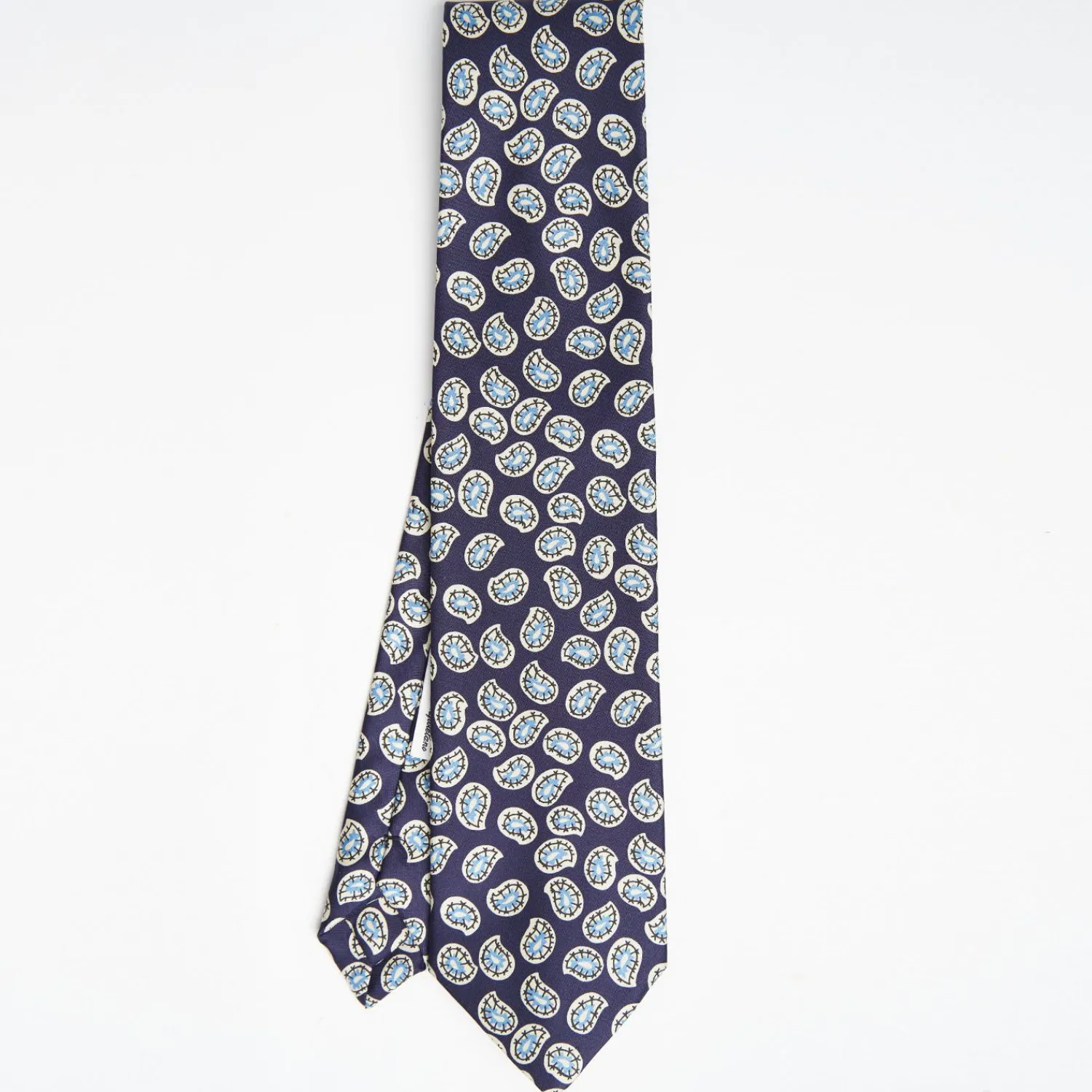 Blue Archivio Collection Silk Tie 1938-01>E.Marinella Clearance