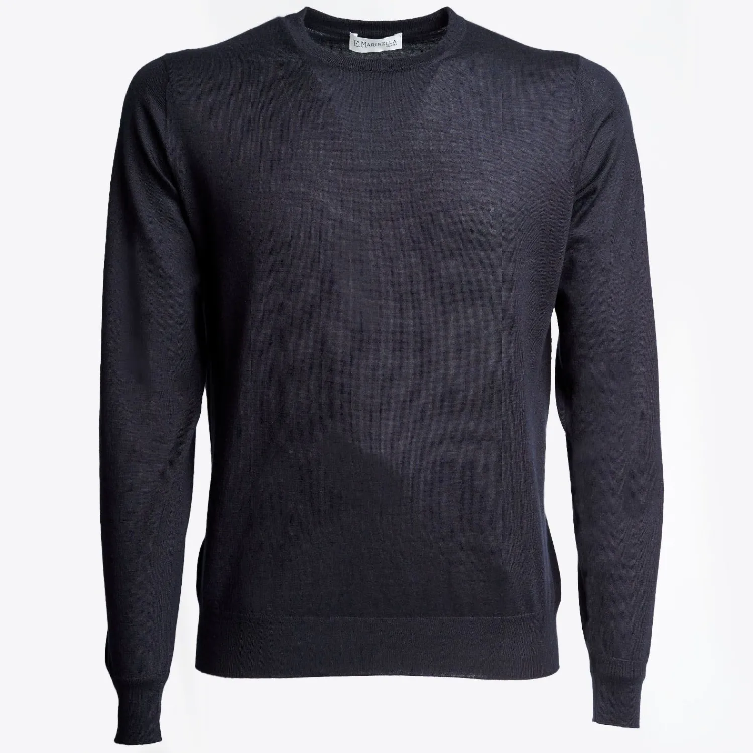 Blue Cashmere And Silk Sweater>E.Marinella Clearance