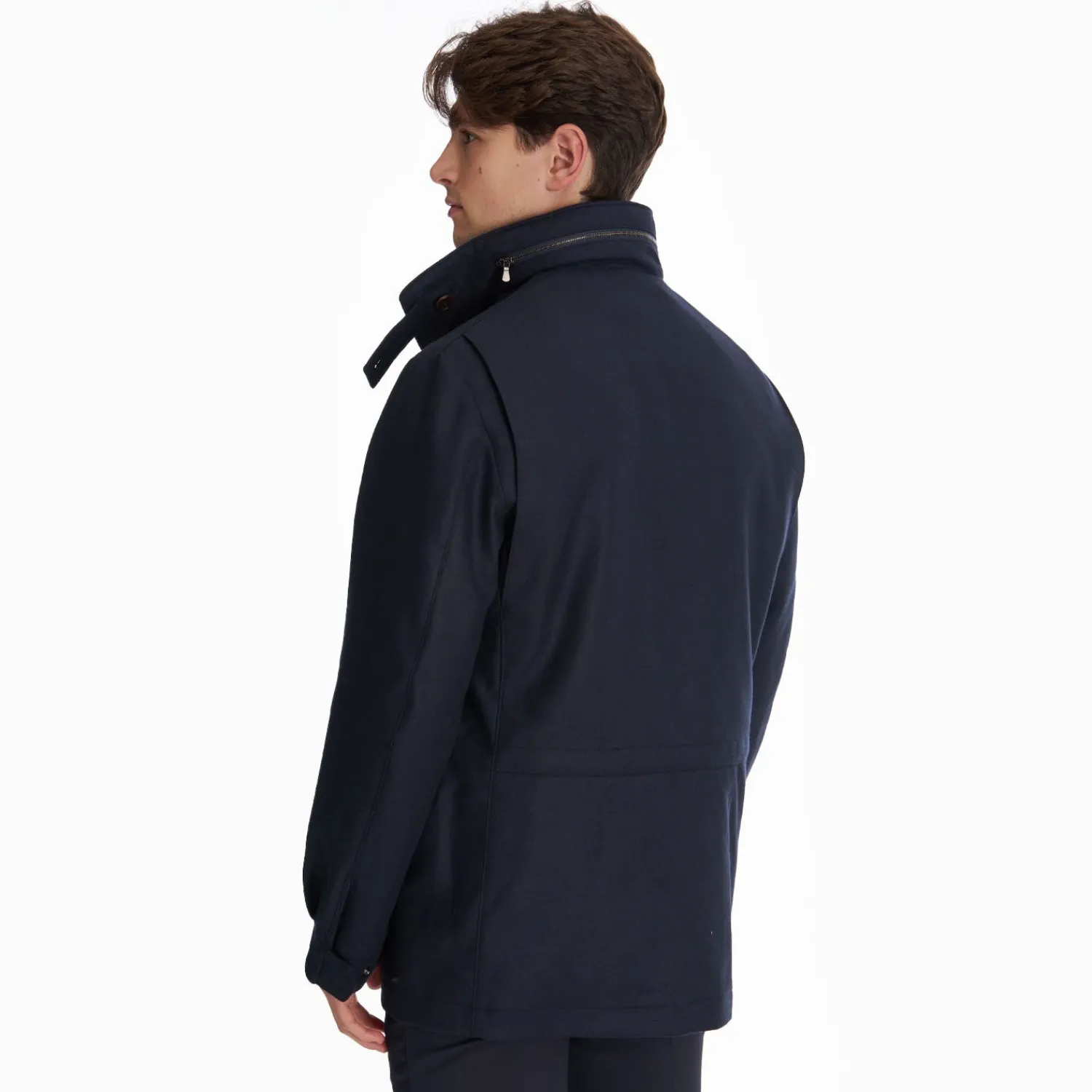 Blue Field Jacket>E.Marinella Hot