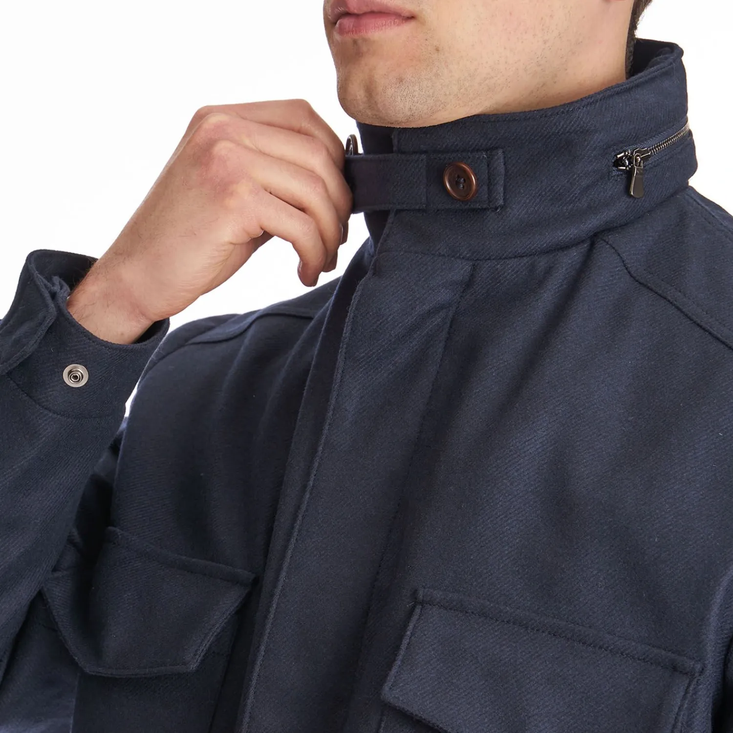 Blue Field Jacket>E.Marinella Hot