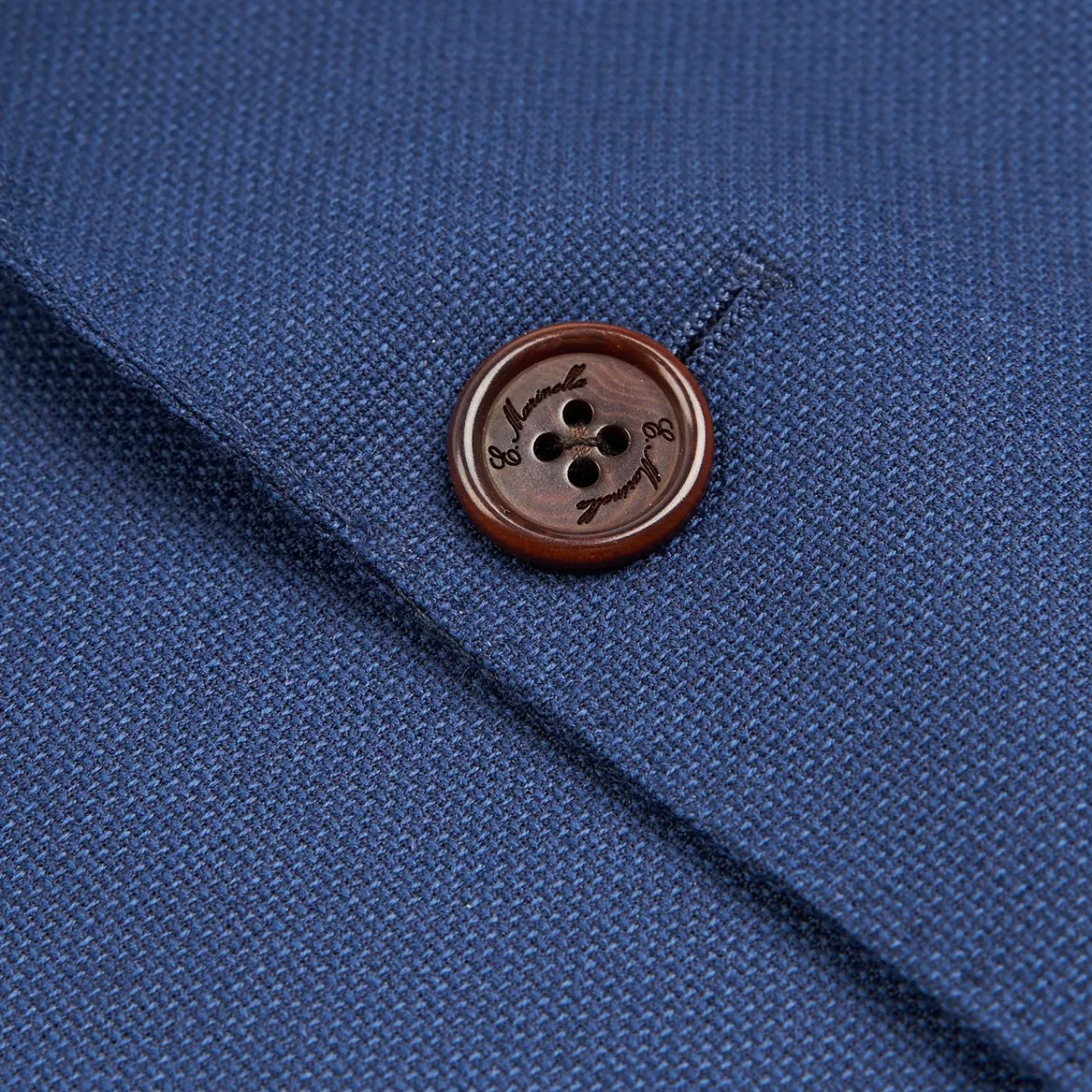 Blue Jacket With Lining Crafted By Pattern 1945 Archive Collection>E.Marinella Shop