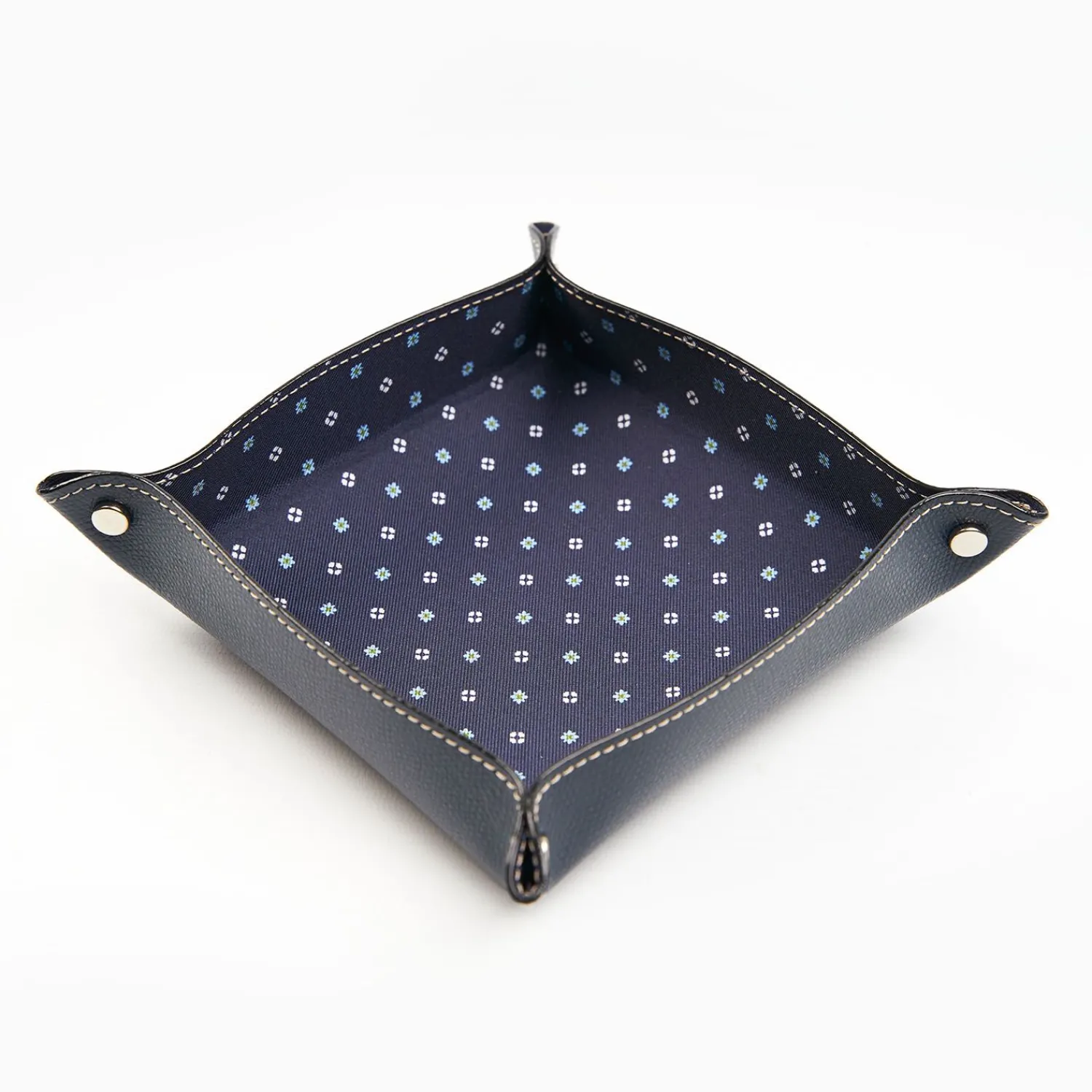 Blue Large Leather Vide00A0Poche>E.Marinella Store