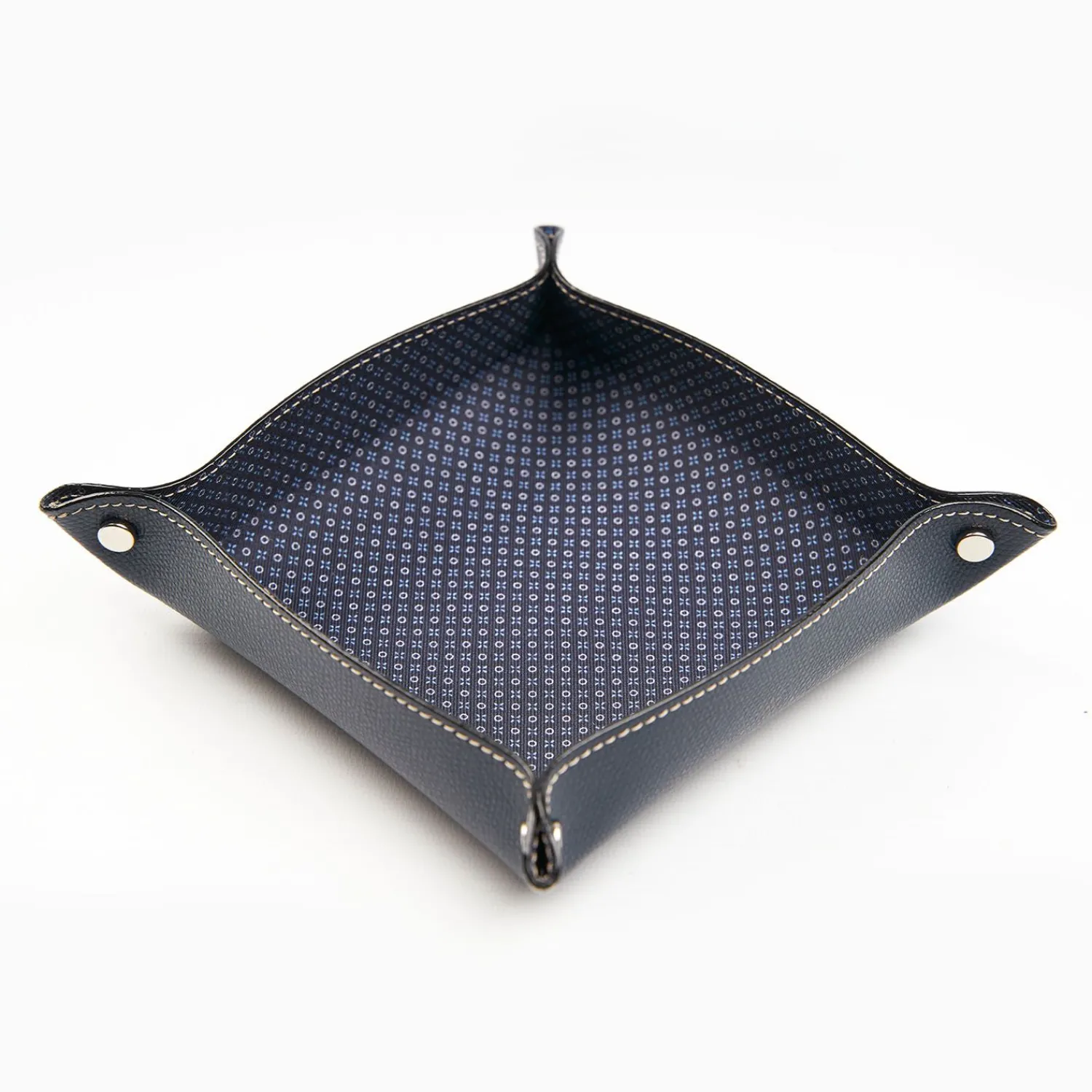 Blue Large Leather Vide00A0Poche>E.Marinella Flash Sale