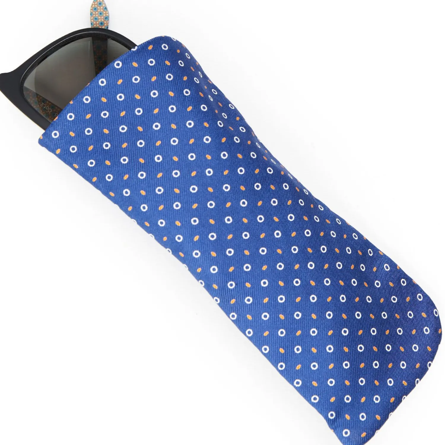 Blue Silk Glasses Case>E.Marinella Sale