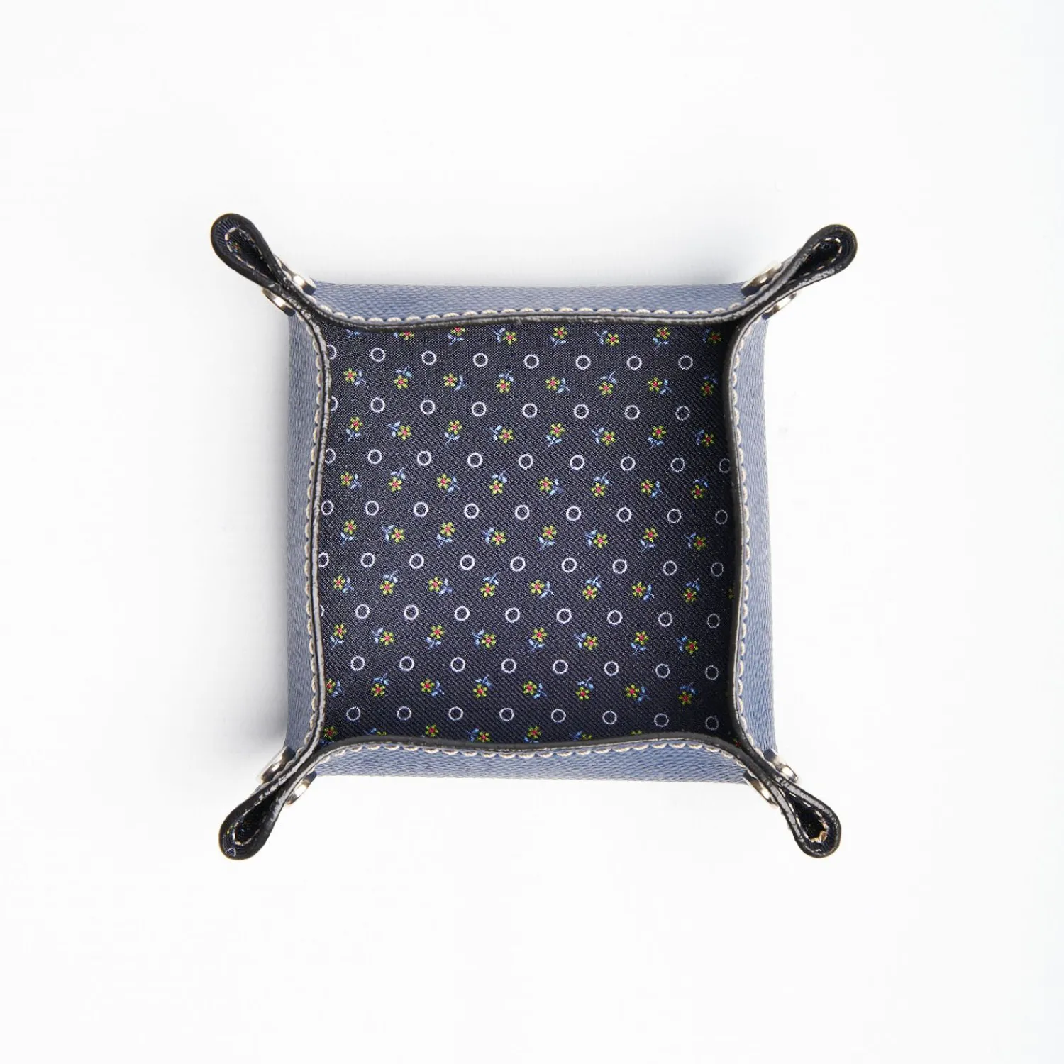 Blue Small Leather Vide00A0Poche>E.Marinella Outlet