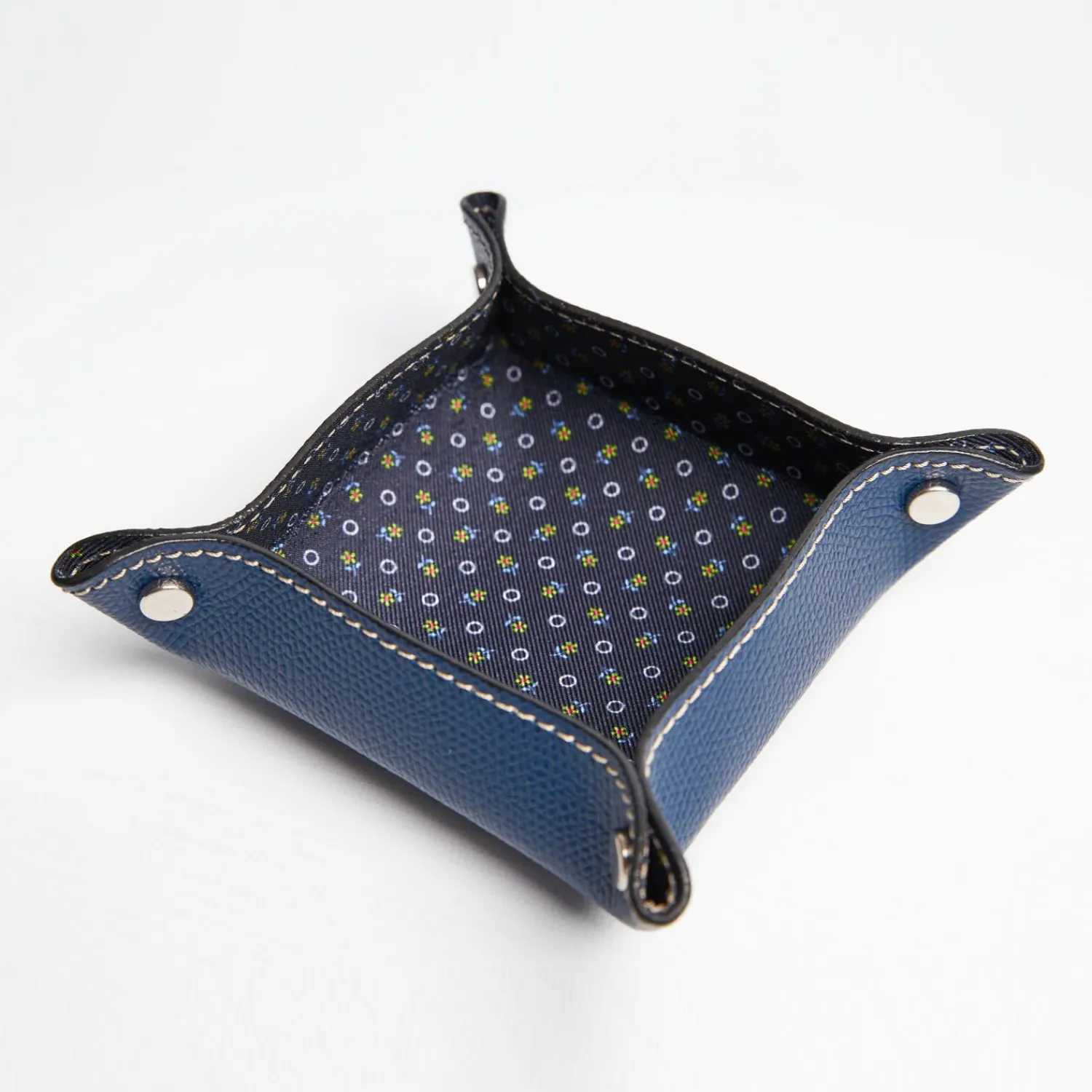 Blue Small Leather Vide00A0Poche>E.Marinella Outlet