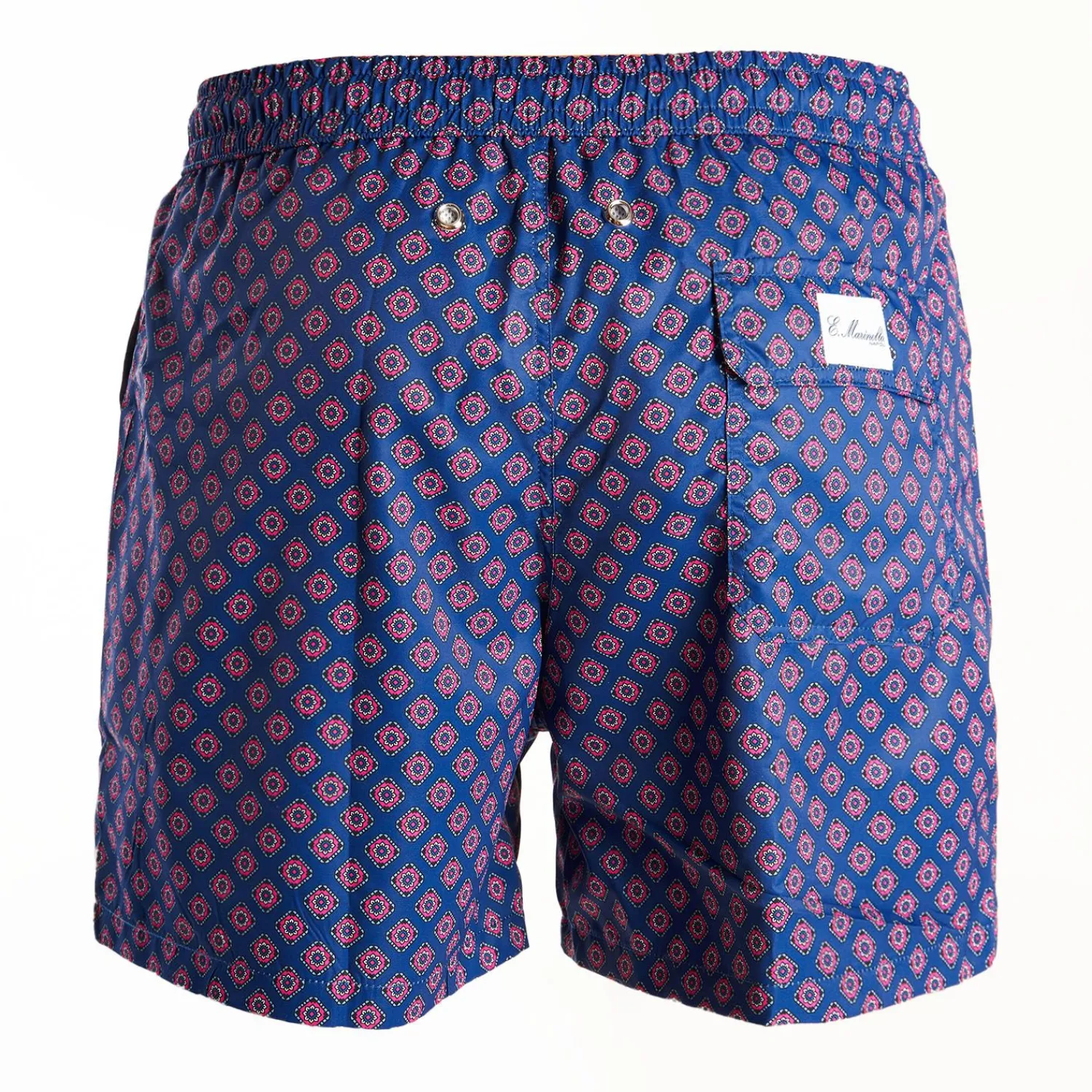 Blue Swim Shorts - Large Patterns>E.Marinella New