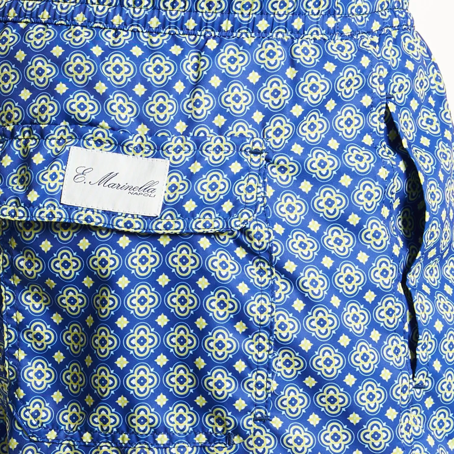 Blue Swim Shorts- Large Patterns>E.Marinella Online