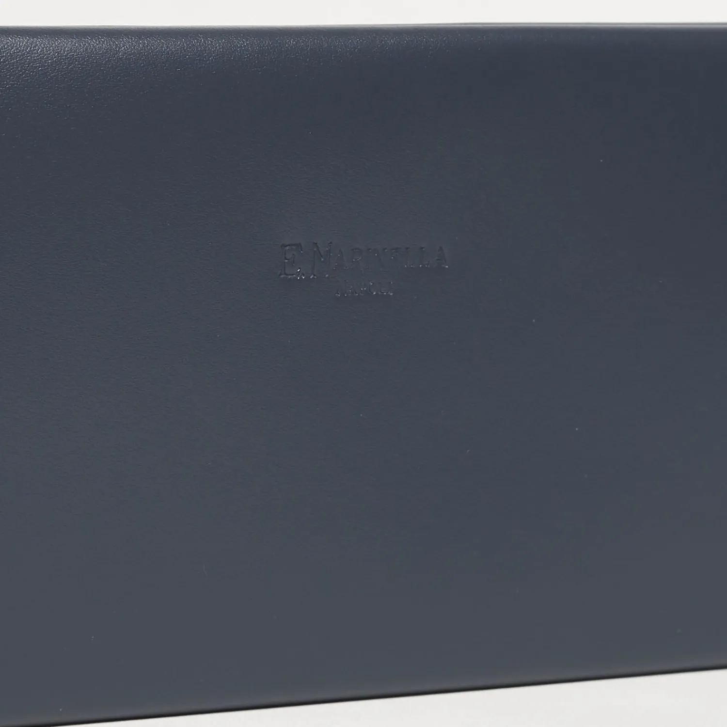 Blue Travel Tie Holder In Leather>E.Marinella Sale
