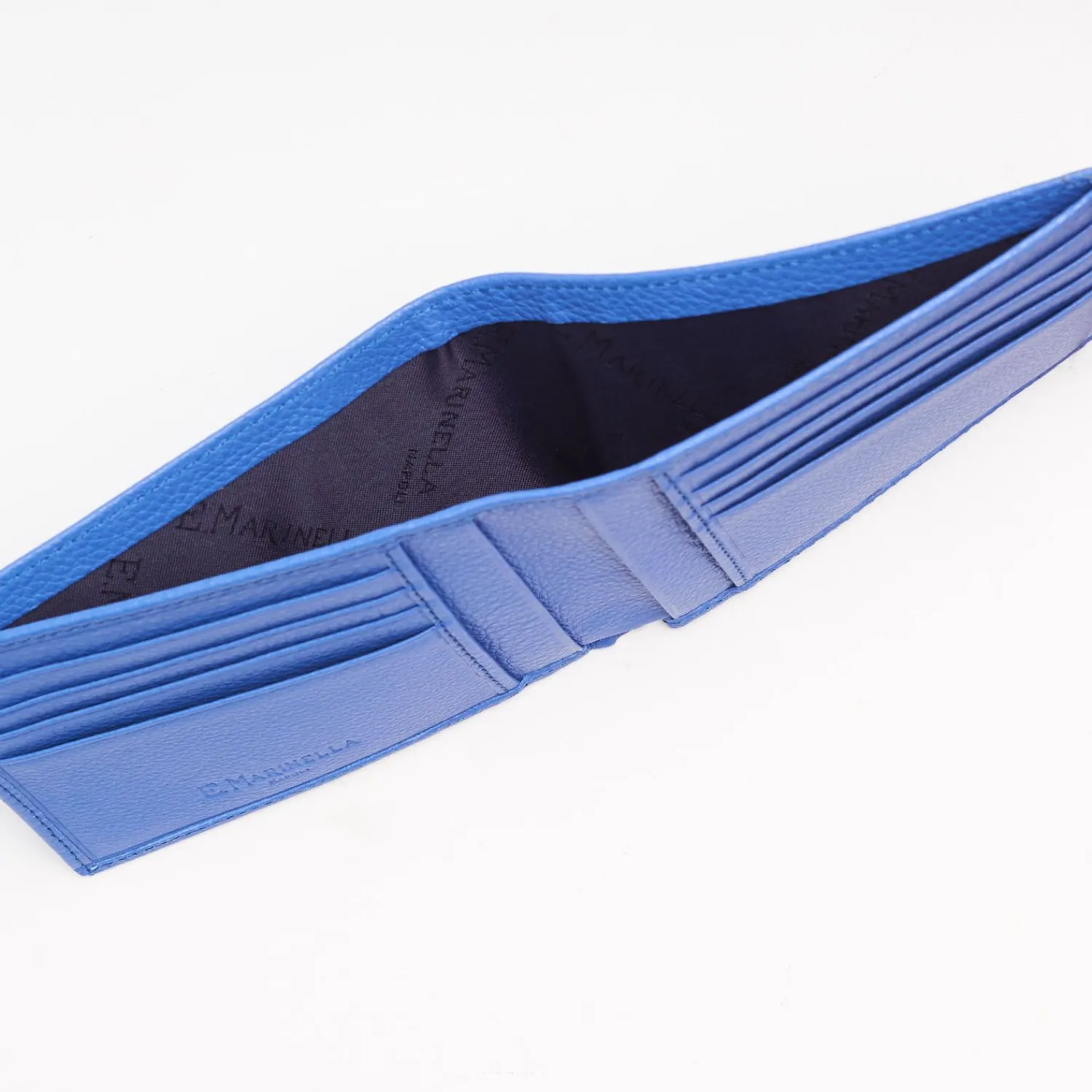 Bluette Hammered Leather Horizontal Wallet>E.Marinella Flash Sale