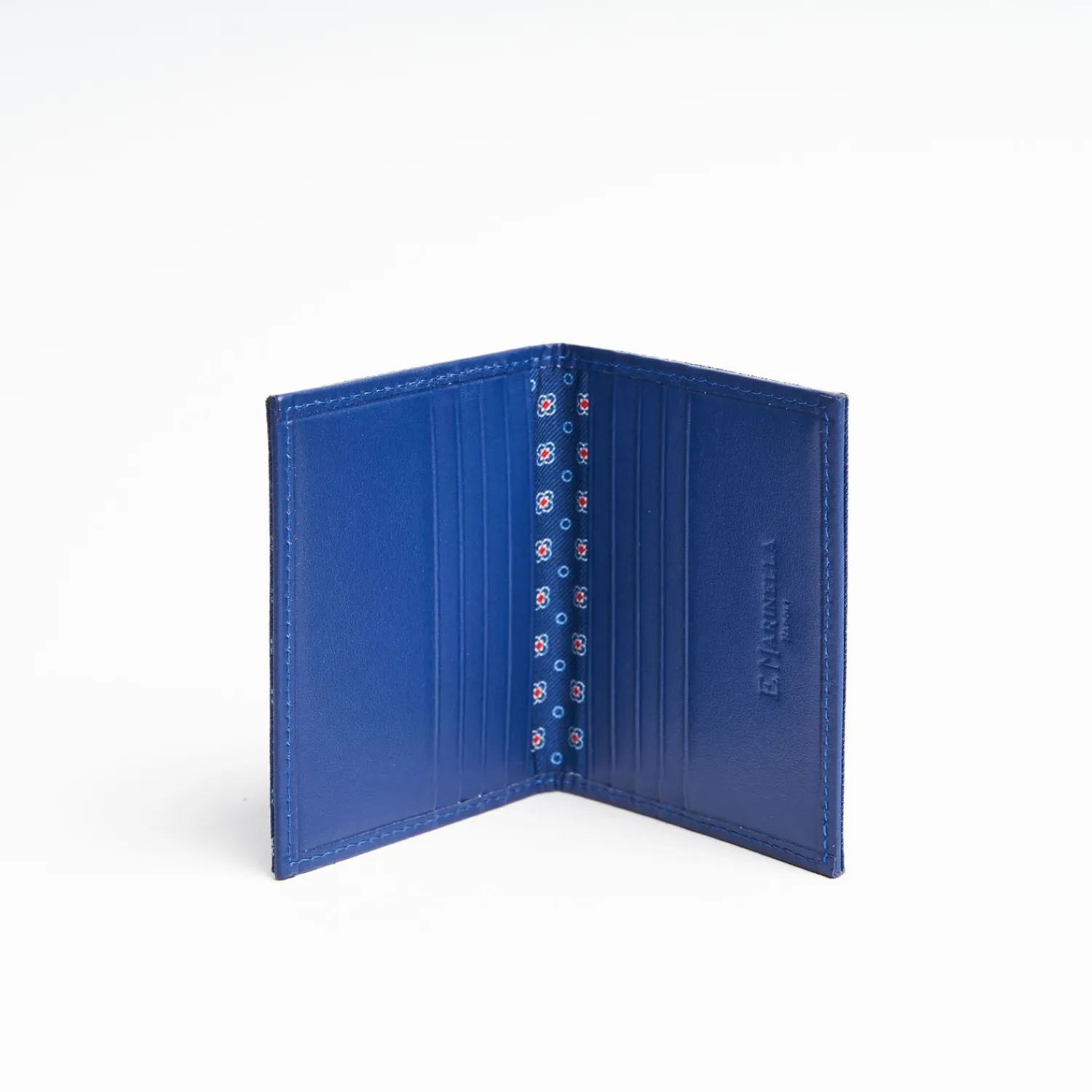 Bluette Leather Folding Card Holder - 10 Compartments>E.Marinella Sale