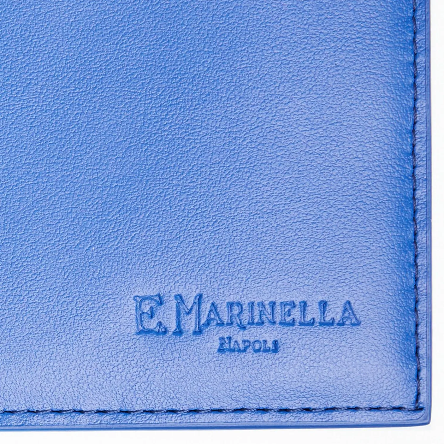 Bluette Leather Horizontal Wallet>E.Marinella Flash Sale