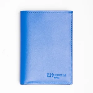 Bluette Leather Vertical Wallet>E.Marinella Clearance
