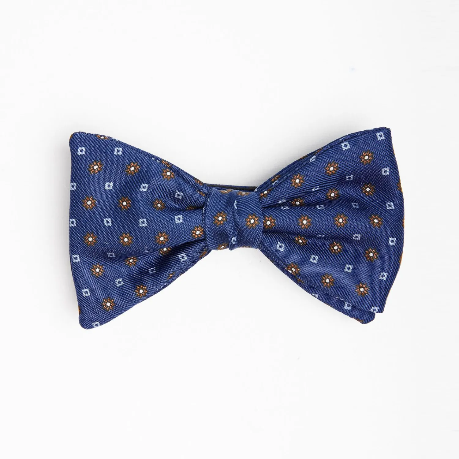Bluette Pre-Knotted Silk Bowtie Small Flower Pattern>E.Marinella Cheap