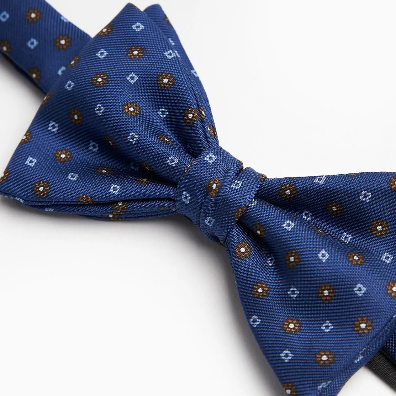 Bluette Pre-Knotted Silk Bowtie Small Flower Pattern>E.Marinella Cheap