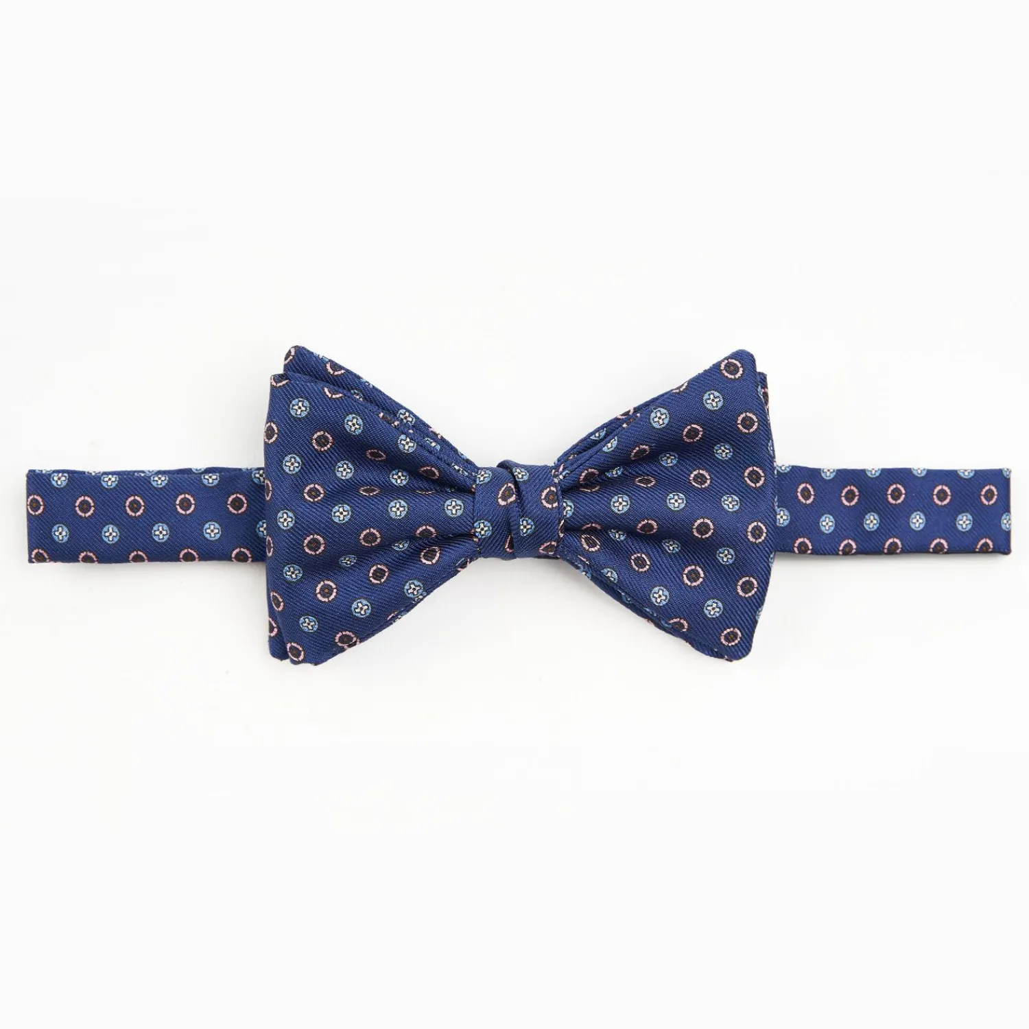 Bluette Pre-Knotted Silk Bowtie - Small Flower Pattern>E.Marinella Best