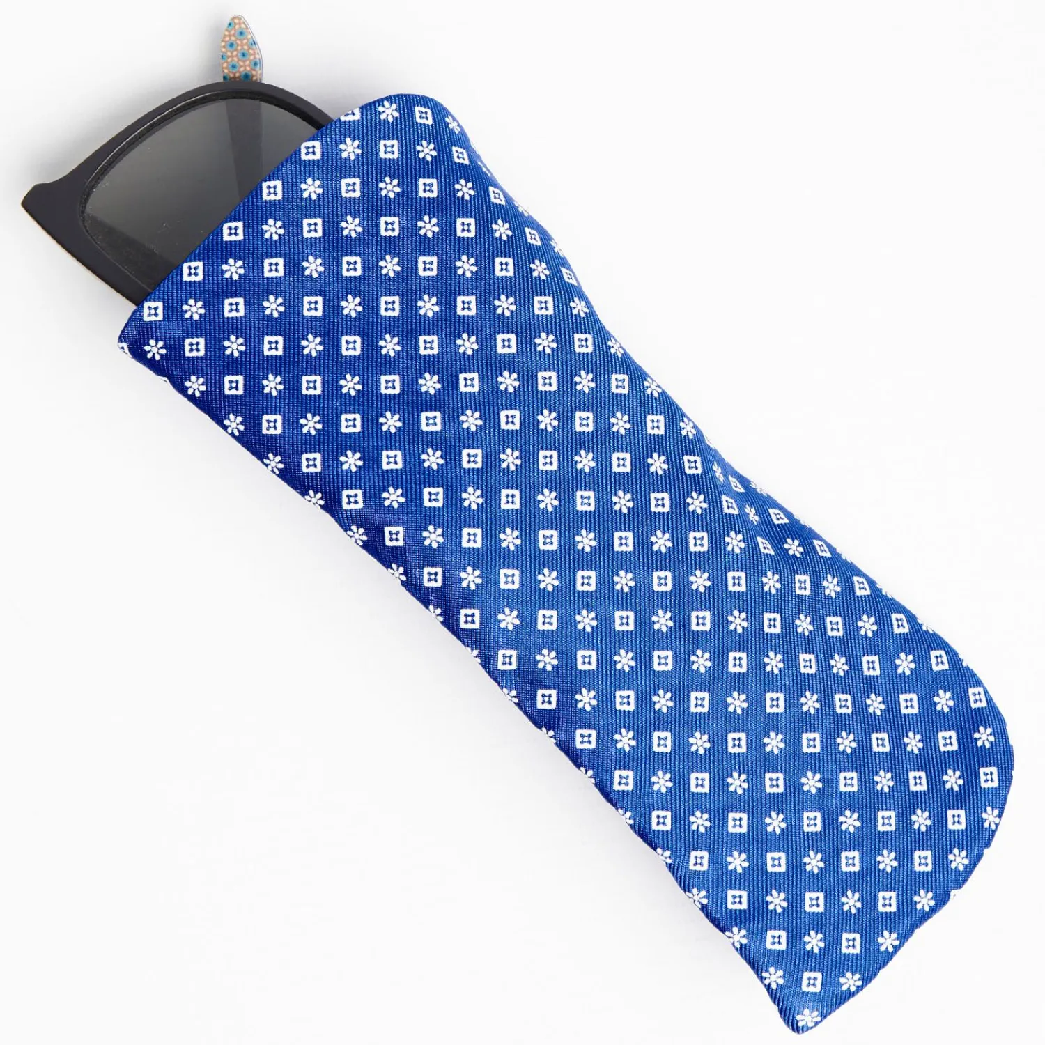 Bluette Silk Glasses Case>E.Marinella Sale