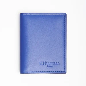 Bluette Smooth Leather Folding Card Holder - 10 Compartments>E.Marinella Fashion