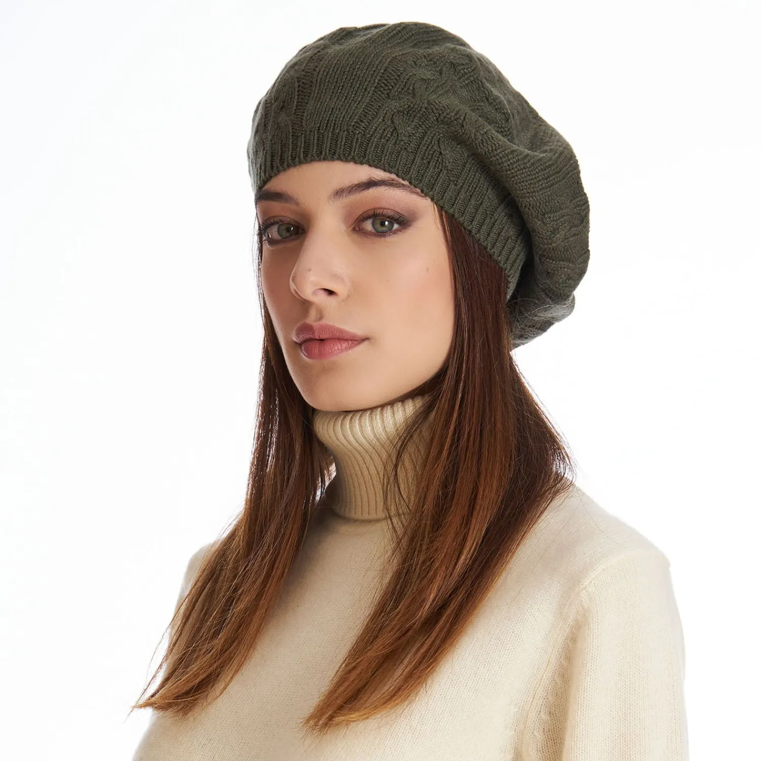 Braided Basque In Dark Green Cashmere>E.Marinella Shop