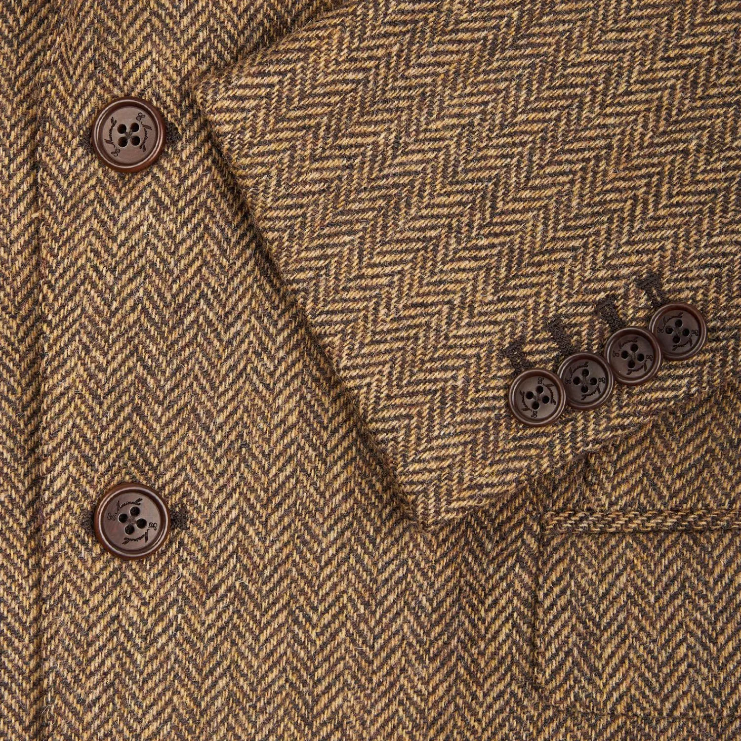 Brown Jacket With Lining Crafted By Pattern 1950 Archive Collection>E.Marinella Outlet