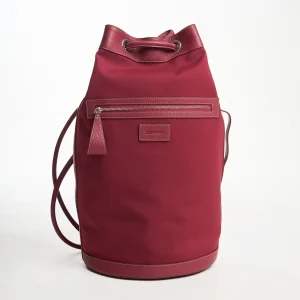 Burgubdy Gian Beach Bag>E.Marinella Fashion