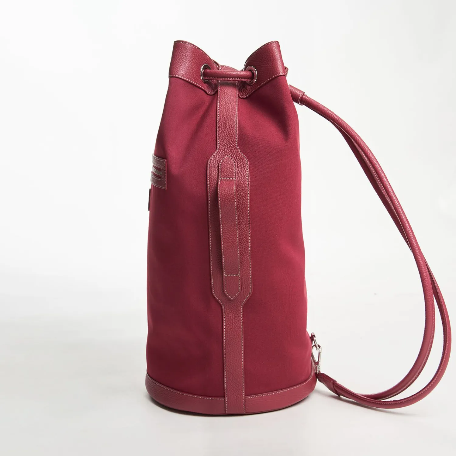 Burgubdy Gian Beach Bag>E.Marinella Fashion