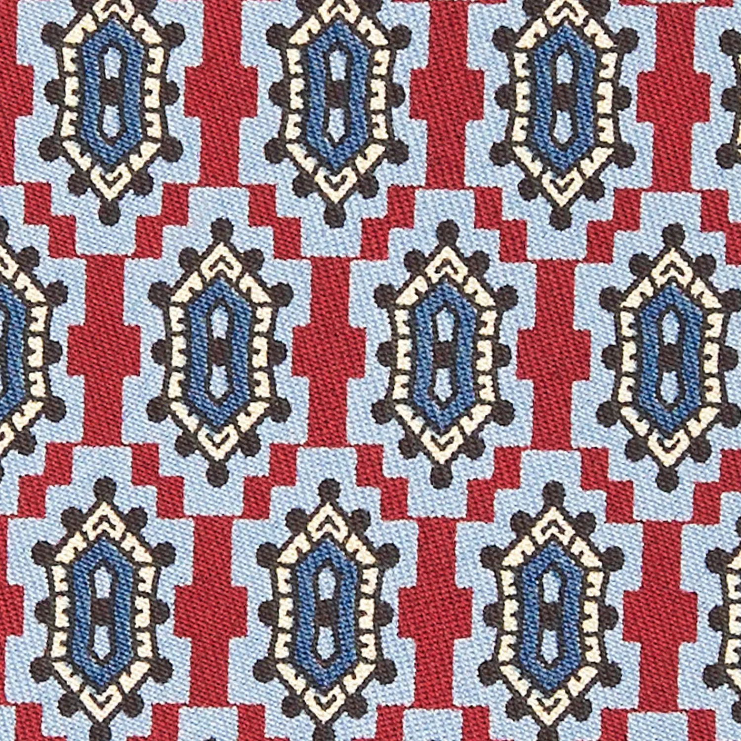 Burgundy Archivio Collection Silk Tie 1986-03>E.Marinella Fashion