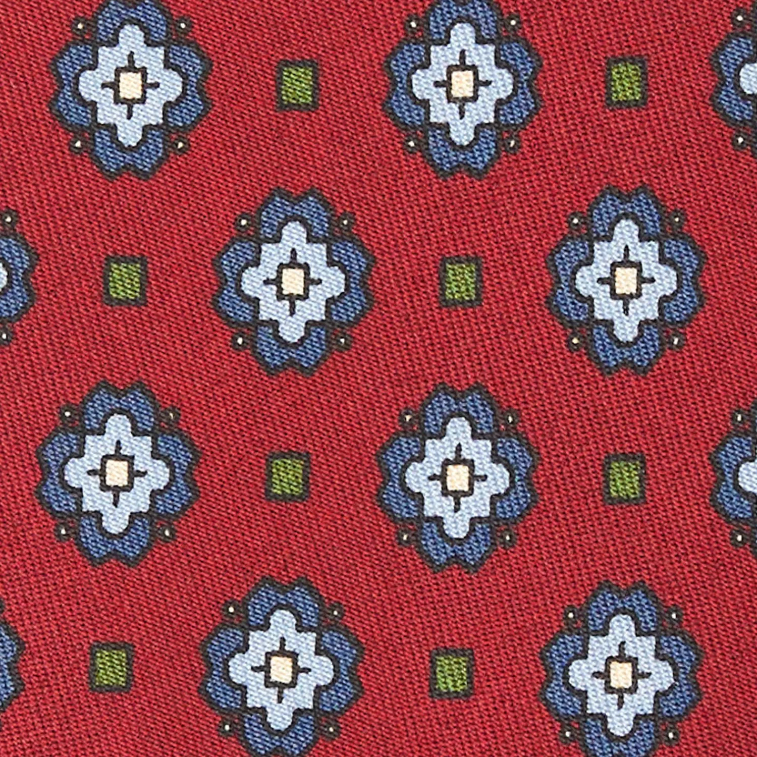 Burgundy Archivio Collection Silk Tie 1989-05>E.Marinella Online