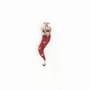 Burgundy Good-Luck Charm>E.Marinella Fashion