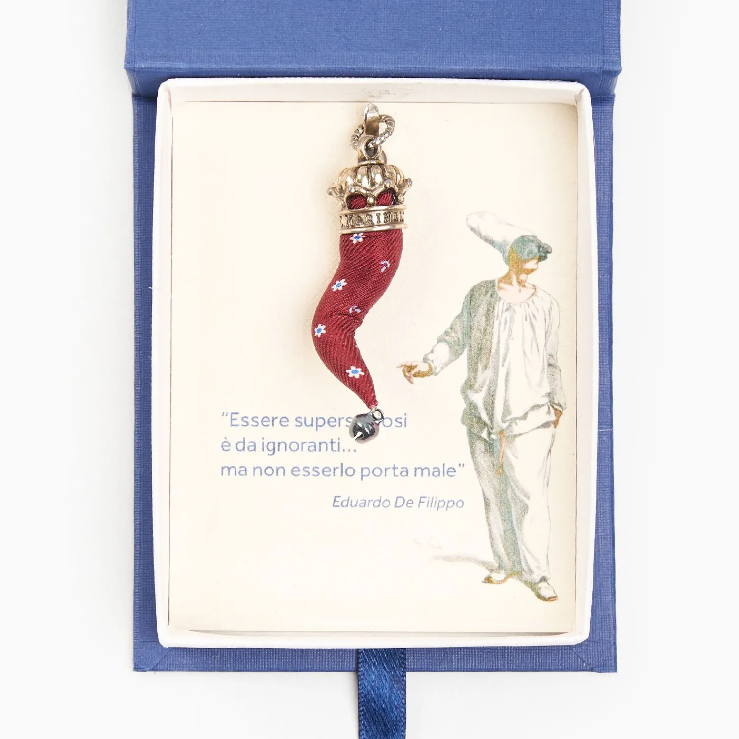 Burgundy Good-Luck Charm>E.Marinella Fashion