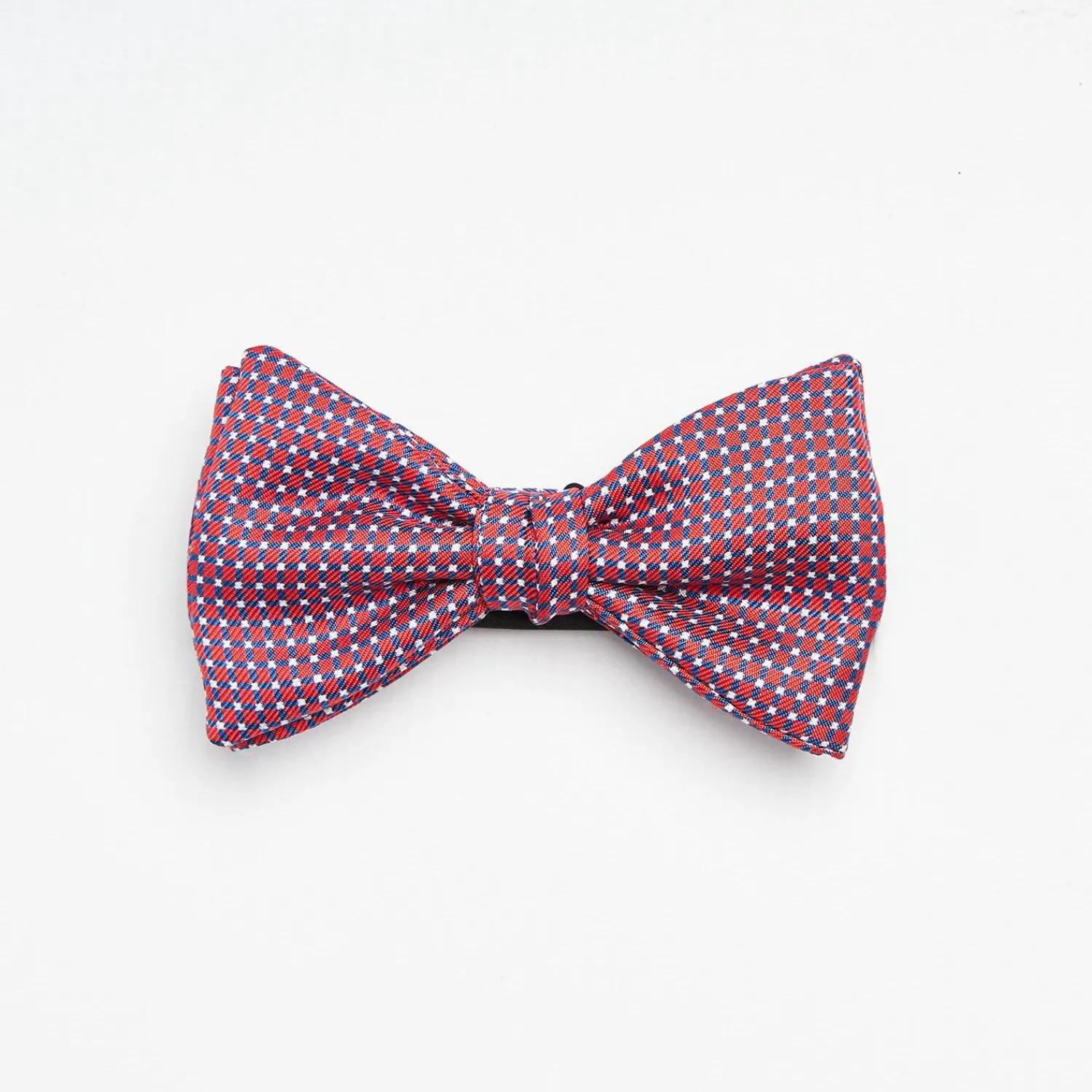 Burgundy Pre-Knotted Silk Bowtie- Small Geometric Pattern>E.Marinella Cheap