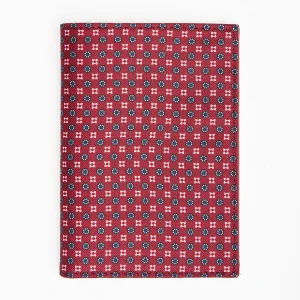 Burgundy Vertical Wallet In Silk And Leather>E.Marinella Best