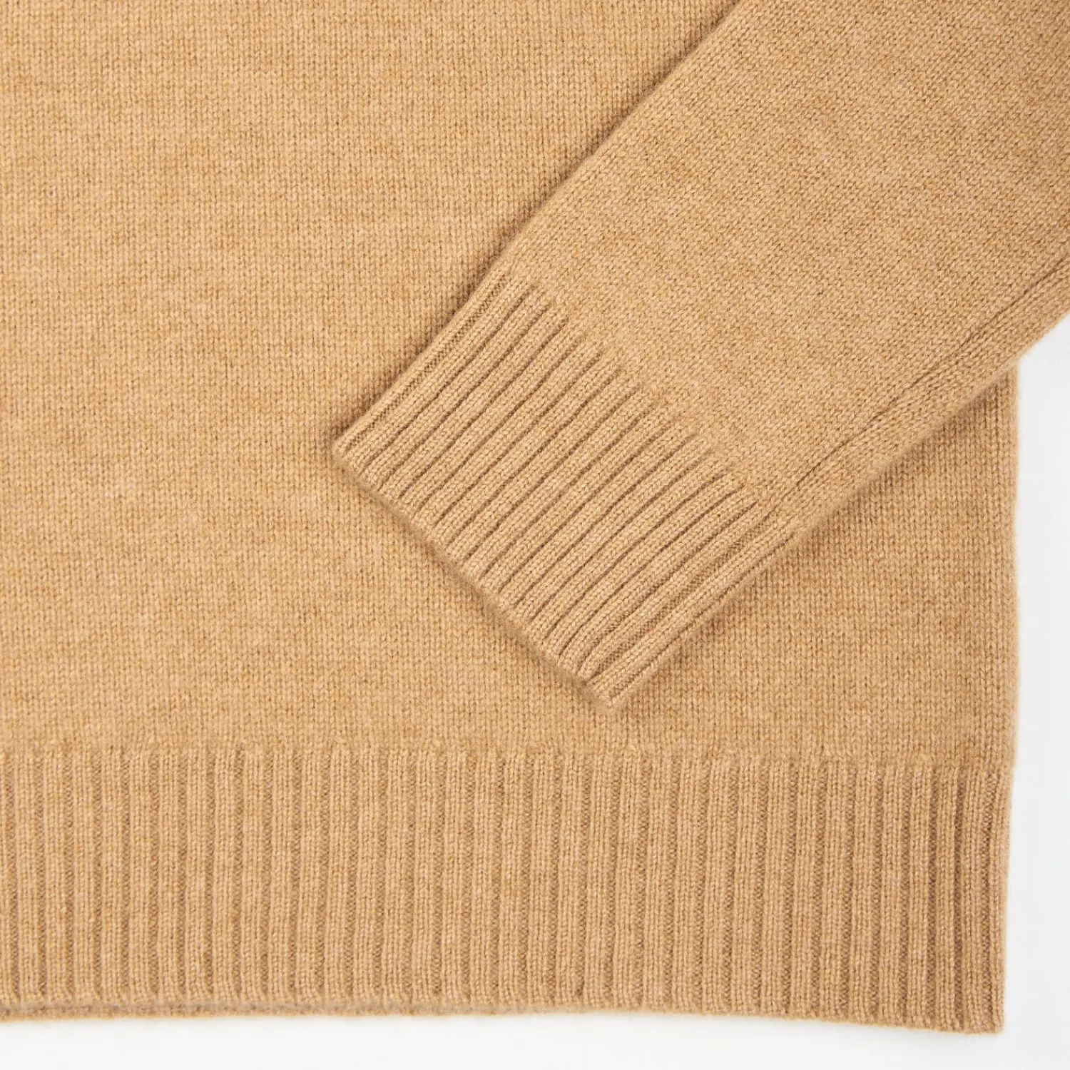 Camel Cashmere Turtleneck>E.Marinella Shop