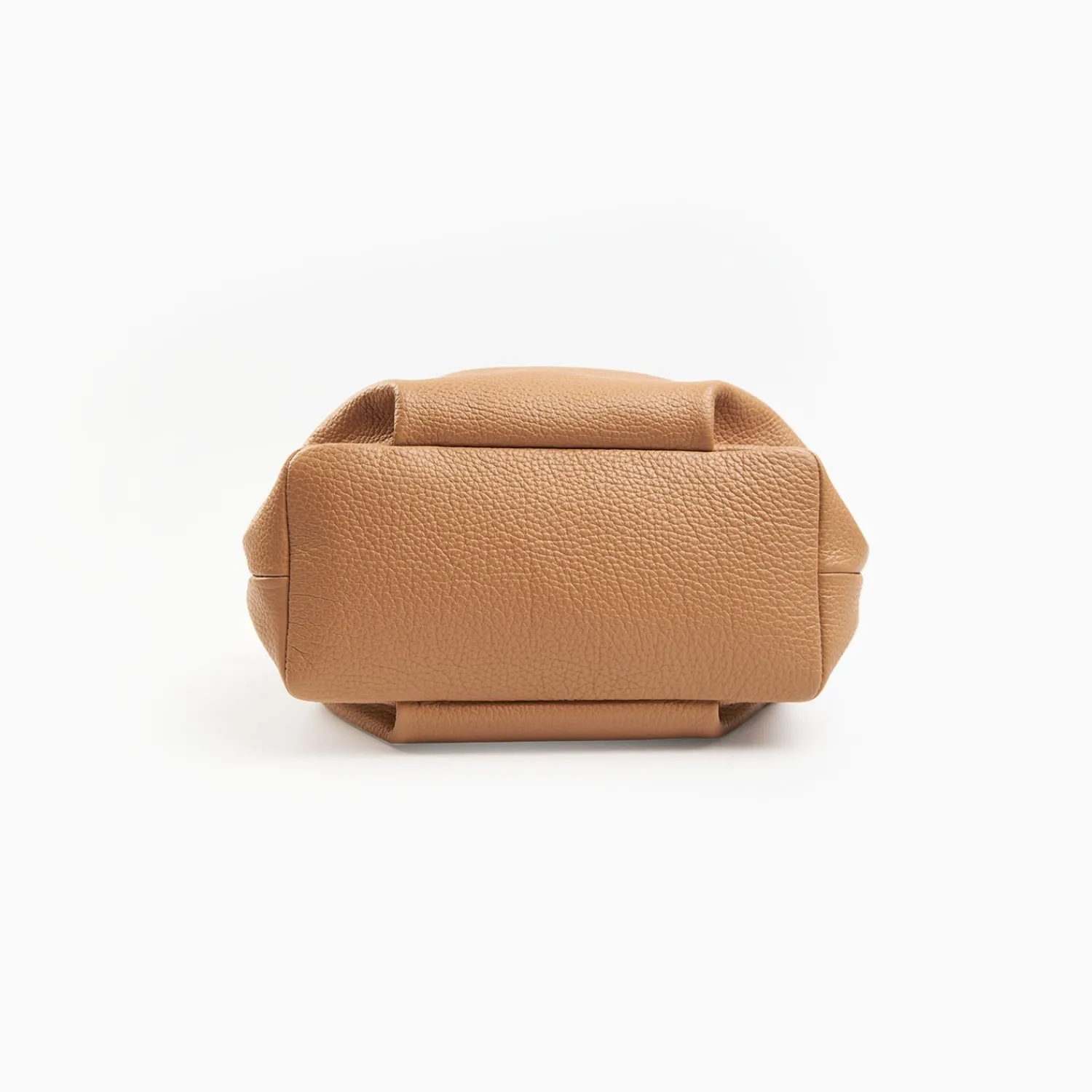 Camel Textured Leather Soft Mini Bag>E.Marinella Clearance
