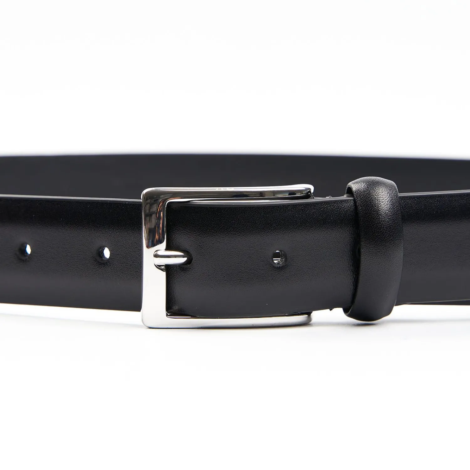 Classic Black Leather Belt 30 Mm>E.Marinella Discount