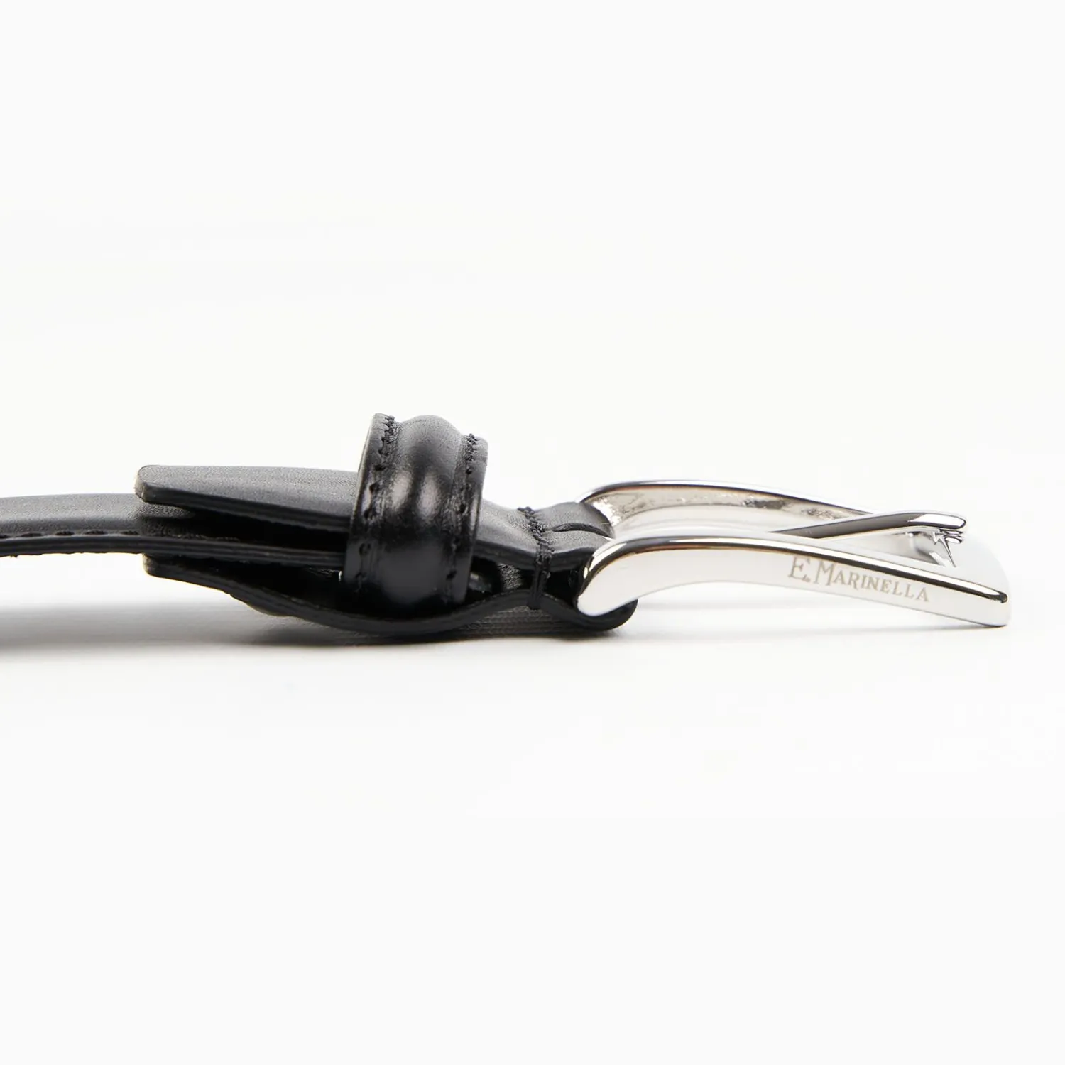 Classic Black Leather Belt 35 Mm>E.Marinella Best