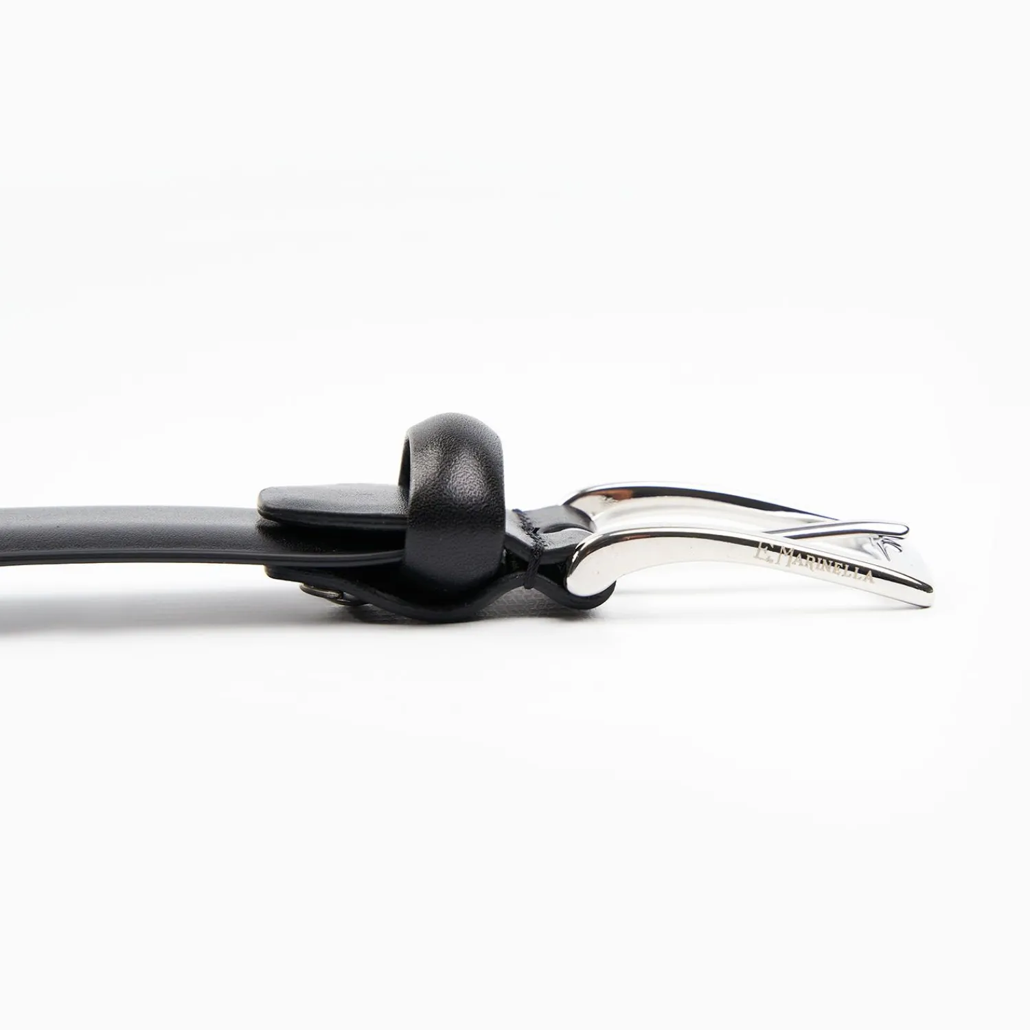 Classic Black Leather Belt 30 Mm>E.Marinella Discount