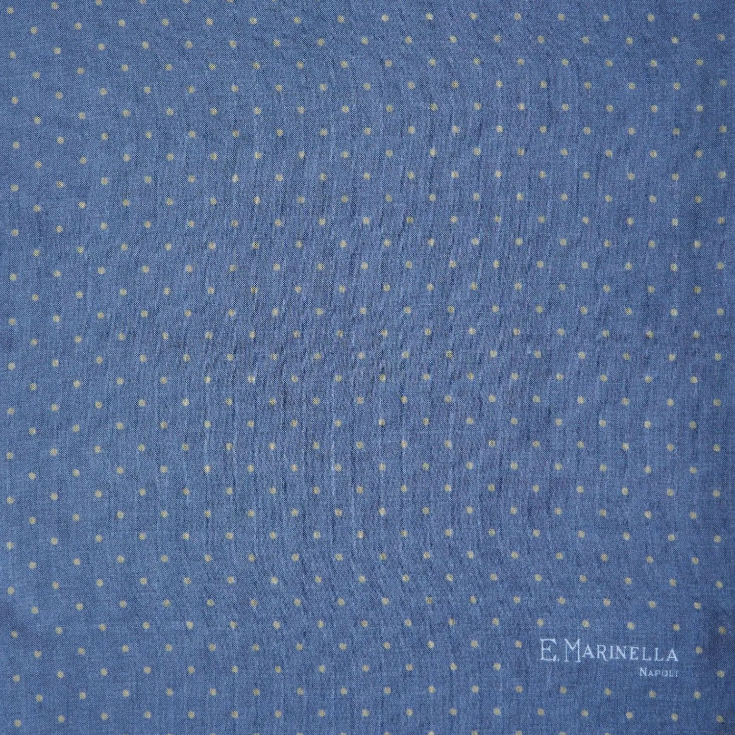 Dark And Light Blue Double Patterned Wool And Silk Scarf>E.Marinella Hot